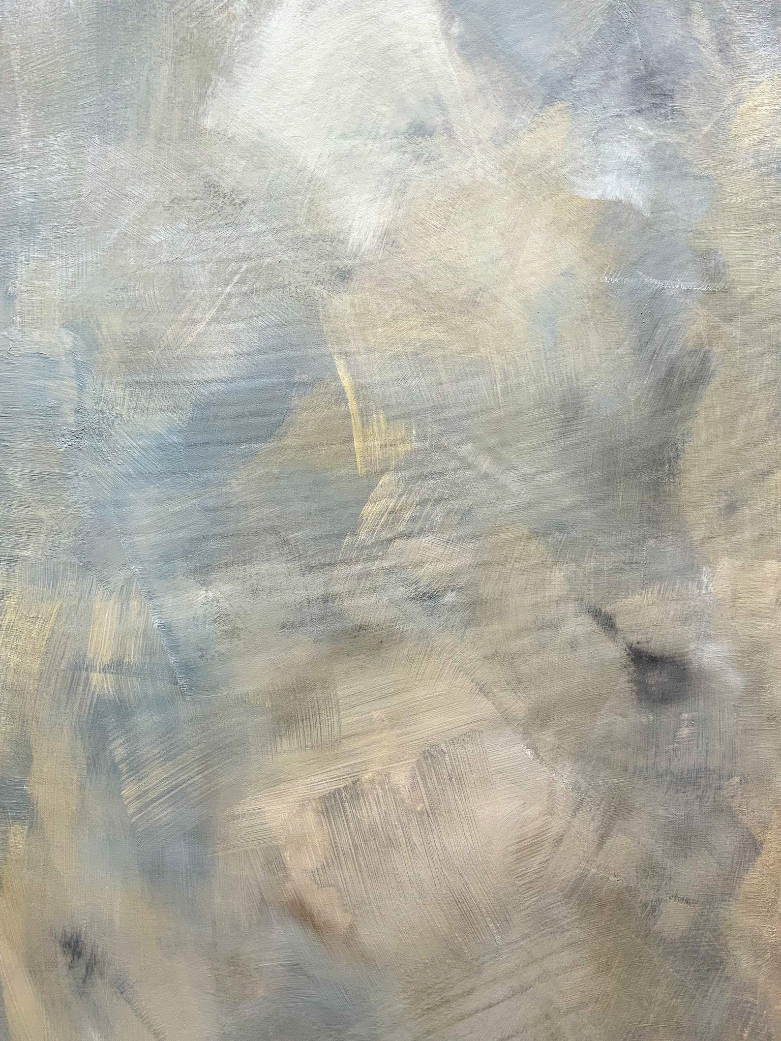 håndmalet gråt tapet