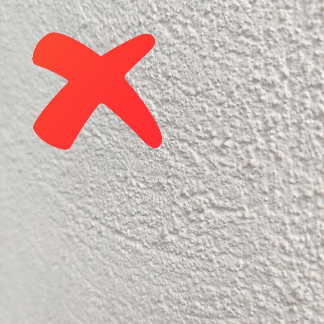 ikke egnet overflade til selvklæbende tapet