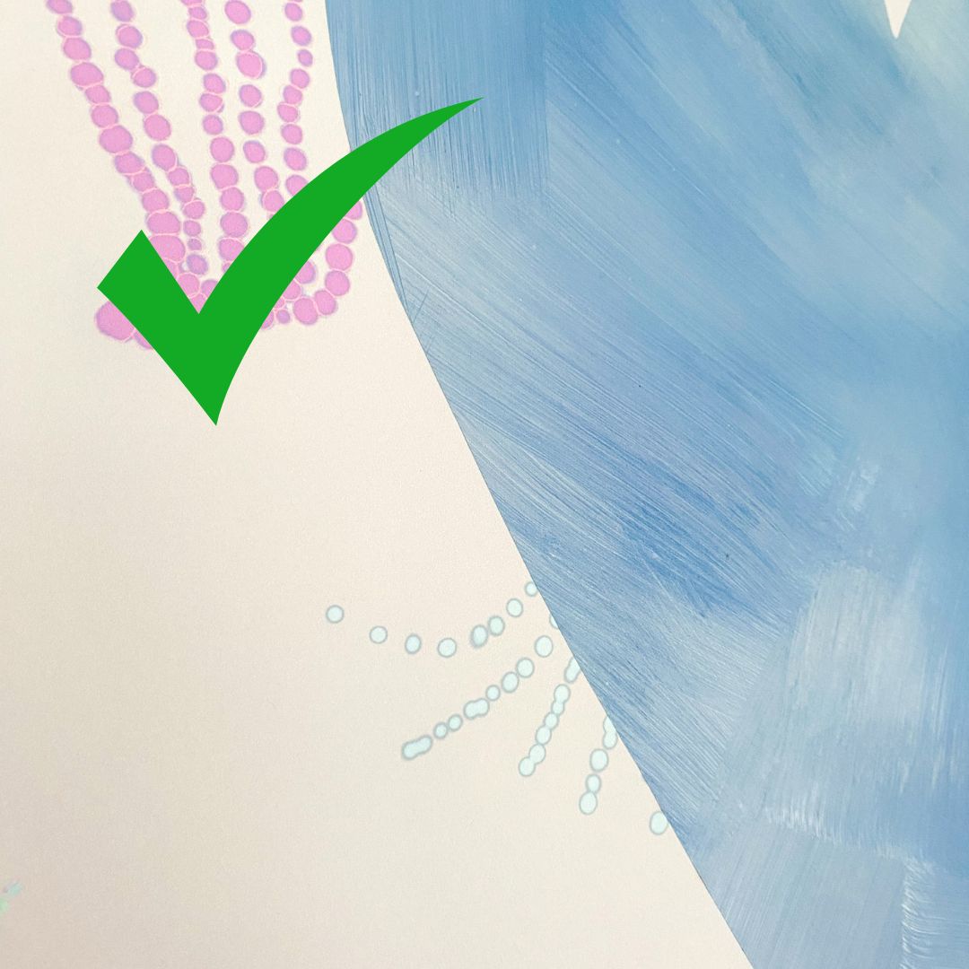 wall sticker på tapet