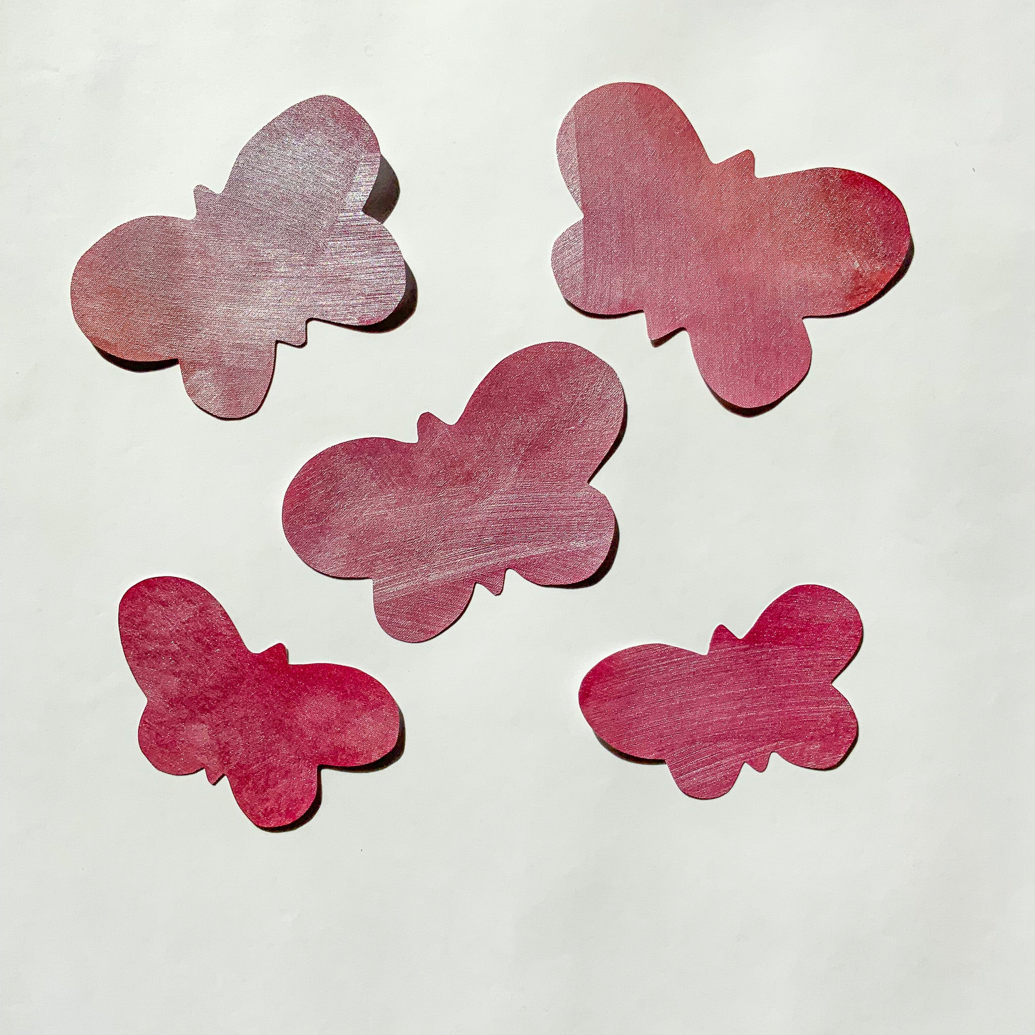 mini SOMMERFUGLE 5 stk. wallstickers