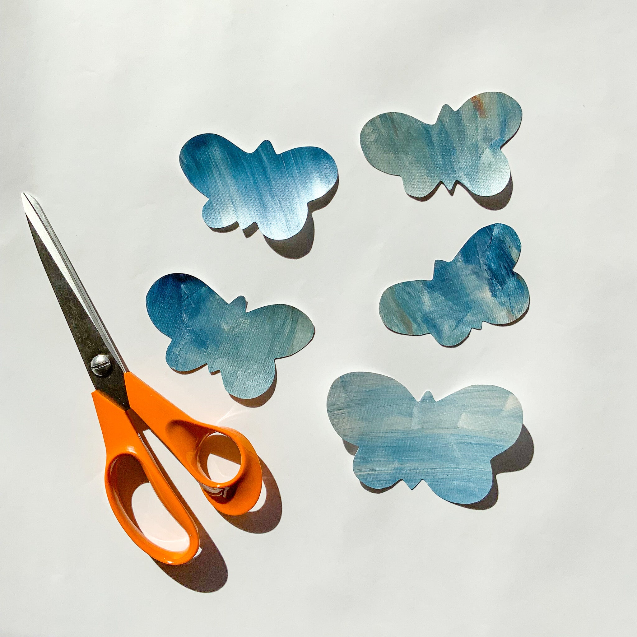 mini SOMMERFUGLE 5 stk. wallstickers