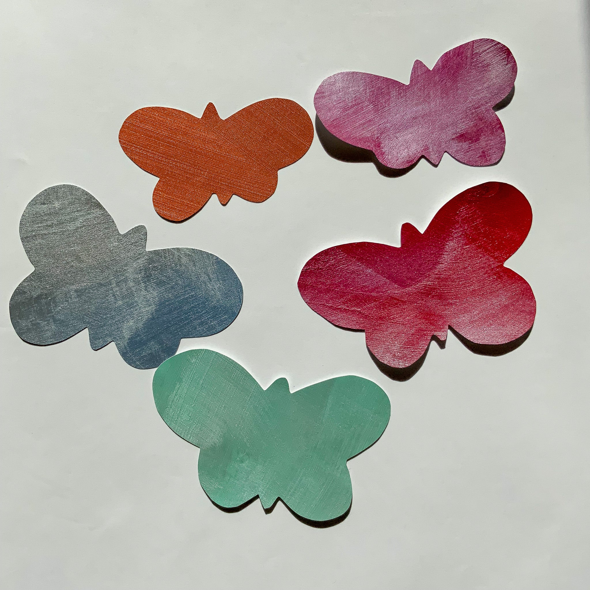 mini SOMMERFUGLE 5 stk. wallstickers