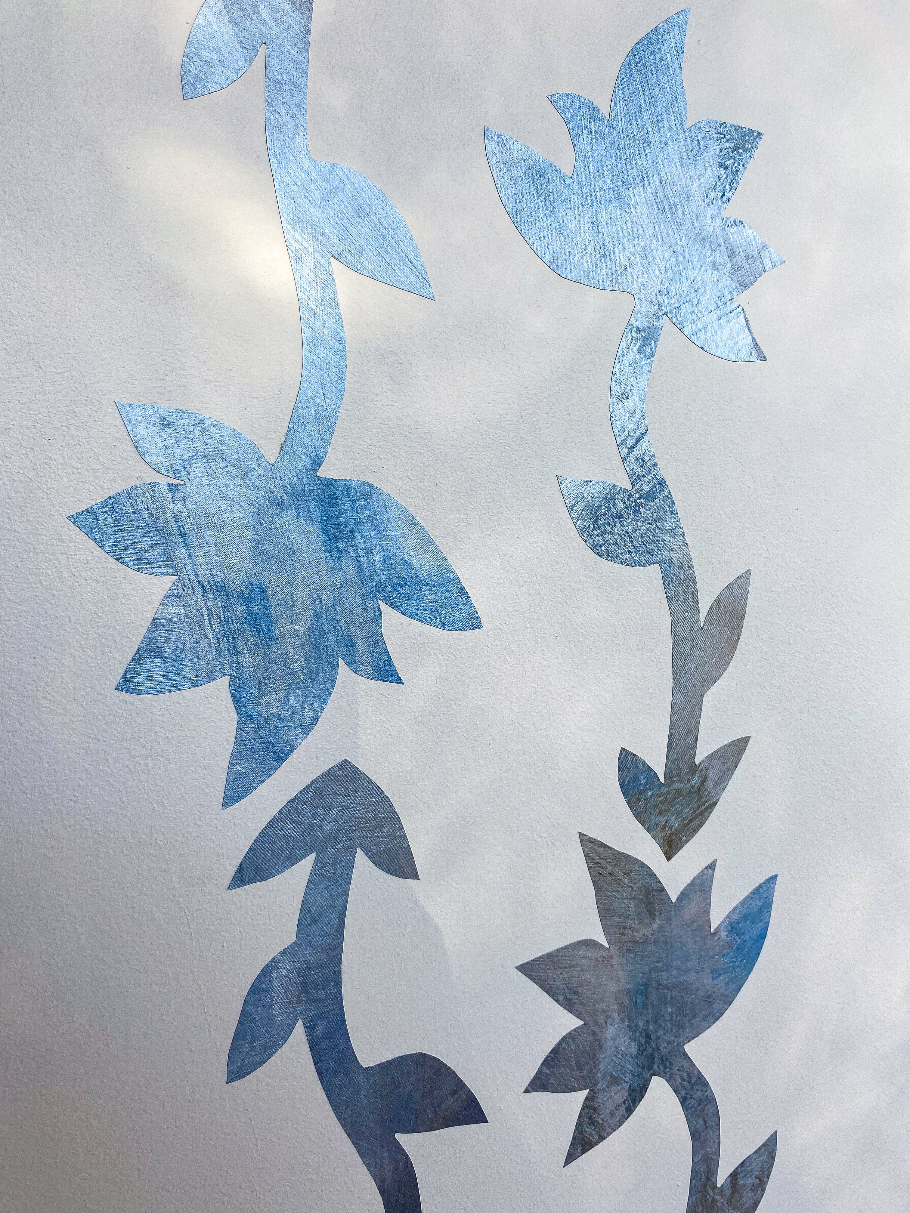 BLACK FLOWER wall decals