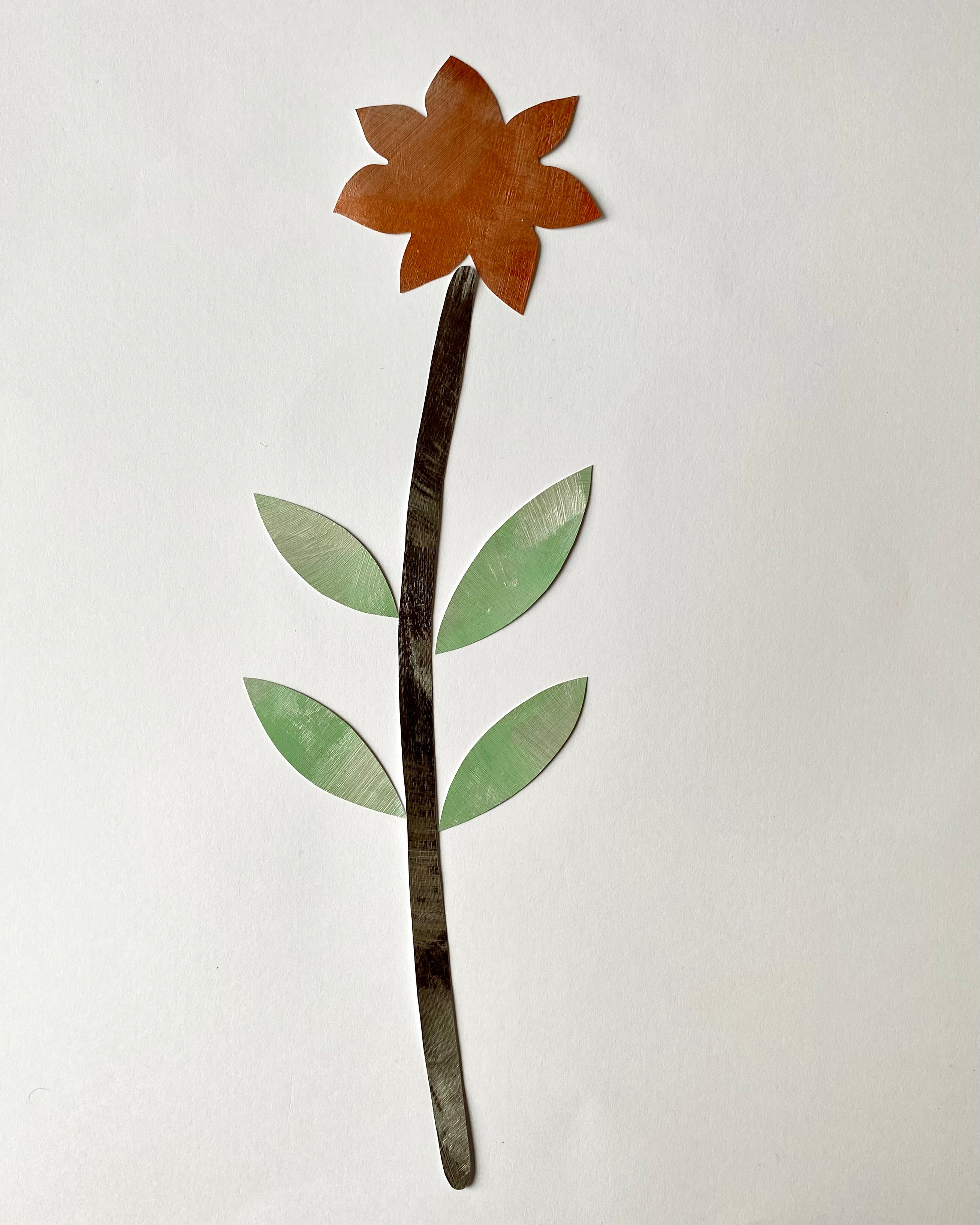 LONG-STEMMED FLOWER wallpaper border