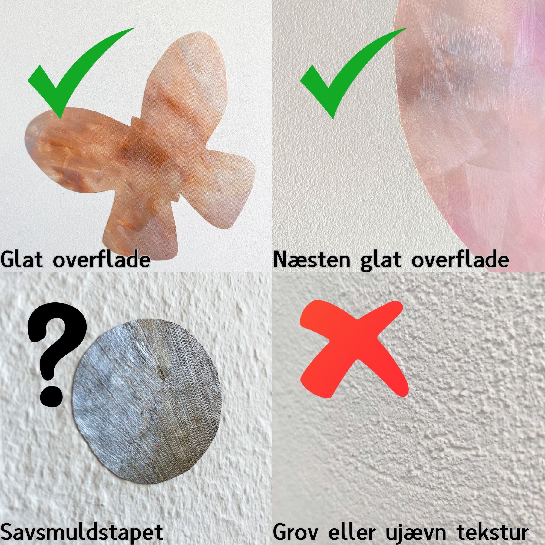 hvor kan tapetet installeres