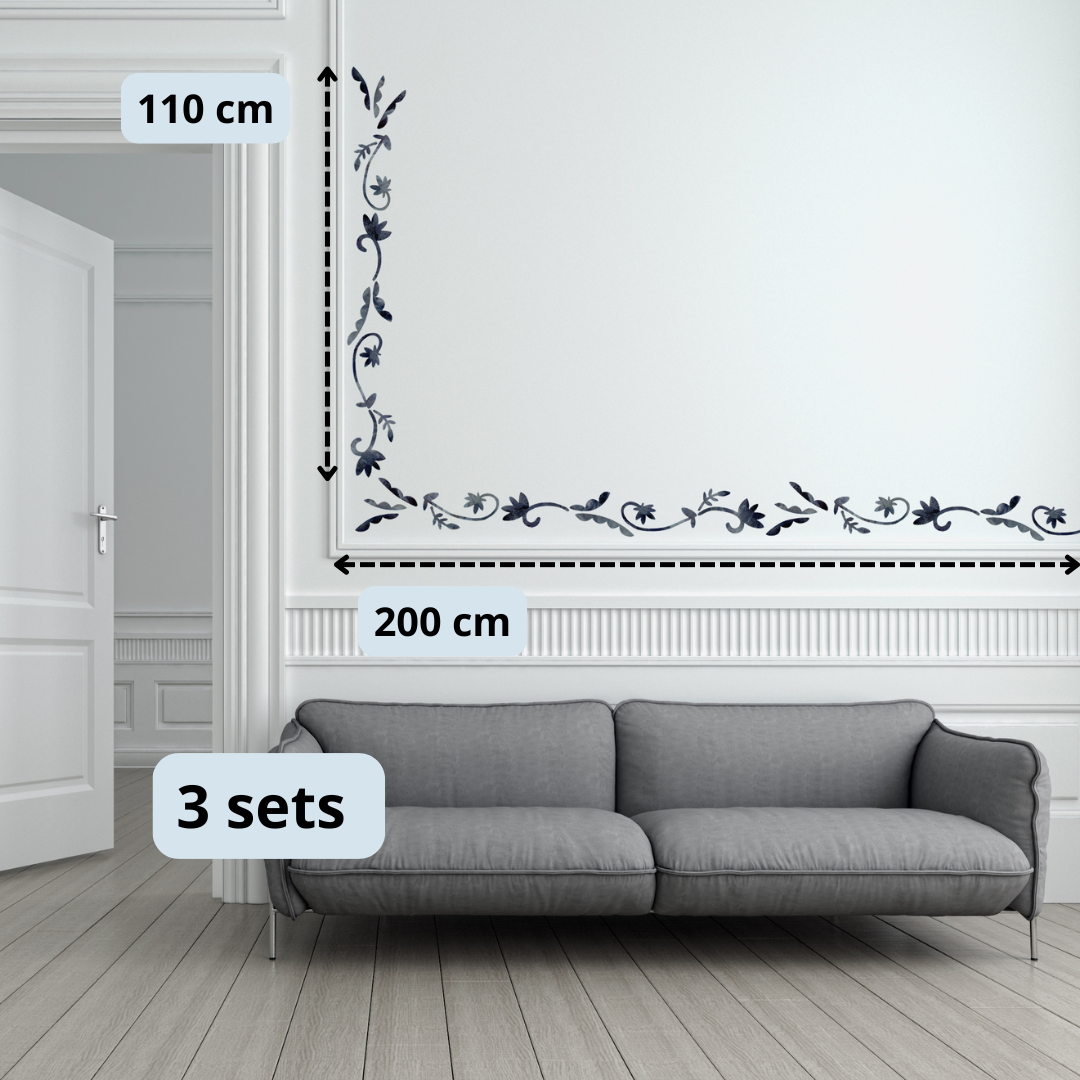 SWIRL wallpaper border