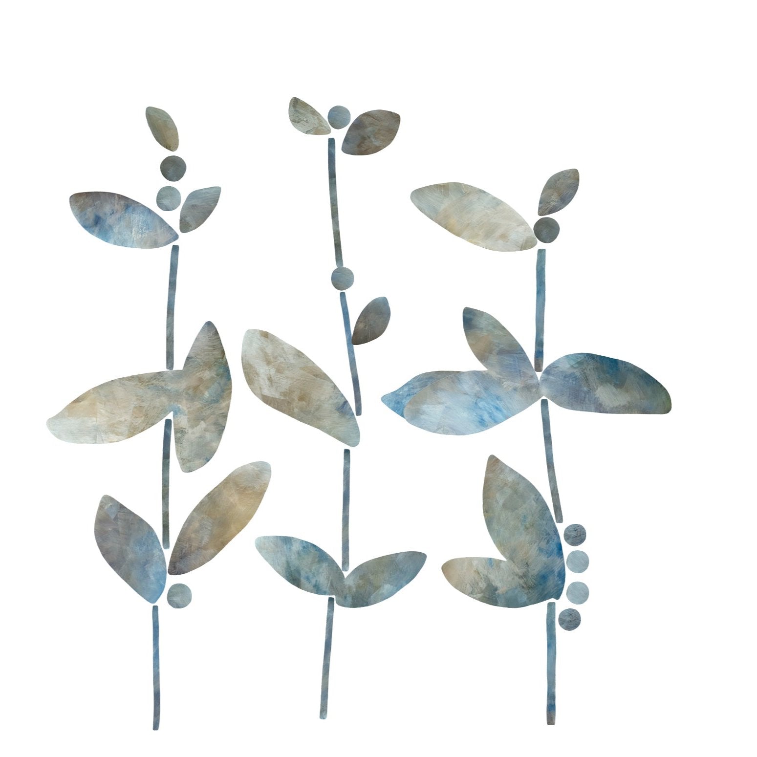 sæt med blade wall stickers