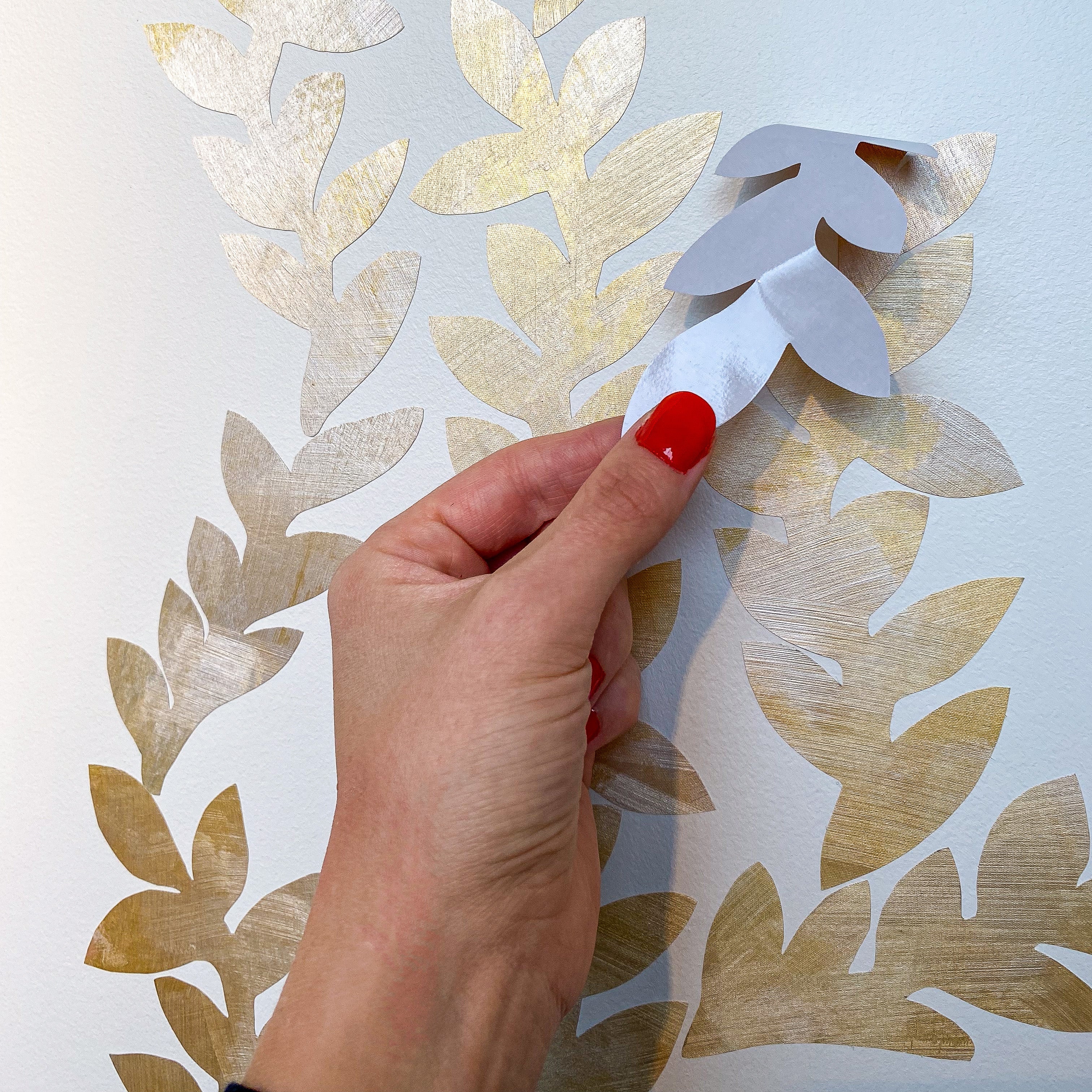 GOLD BRANCHES guld tapetbort