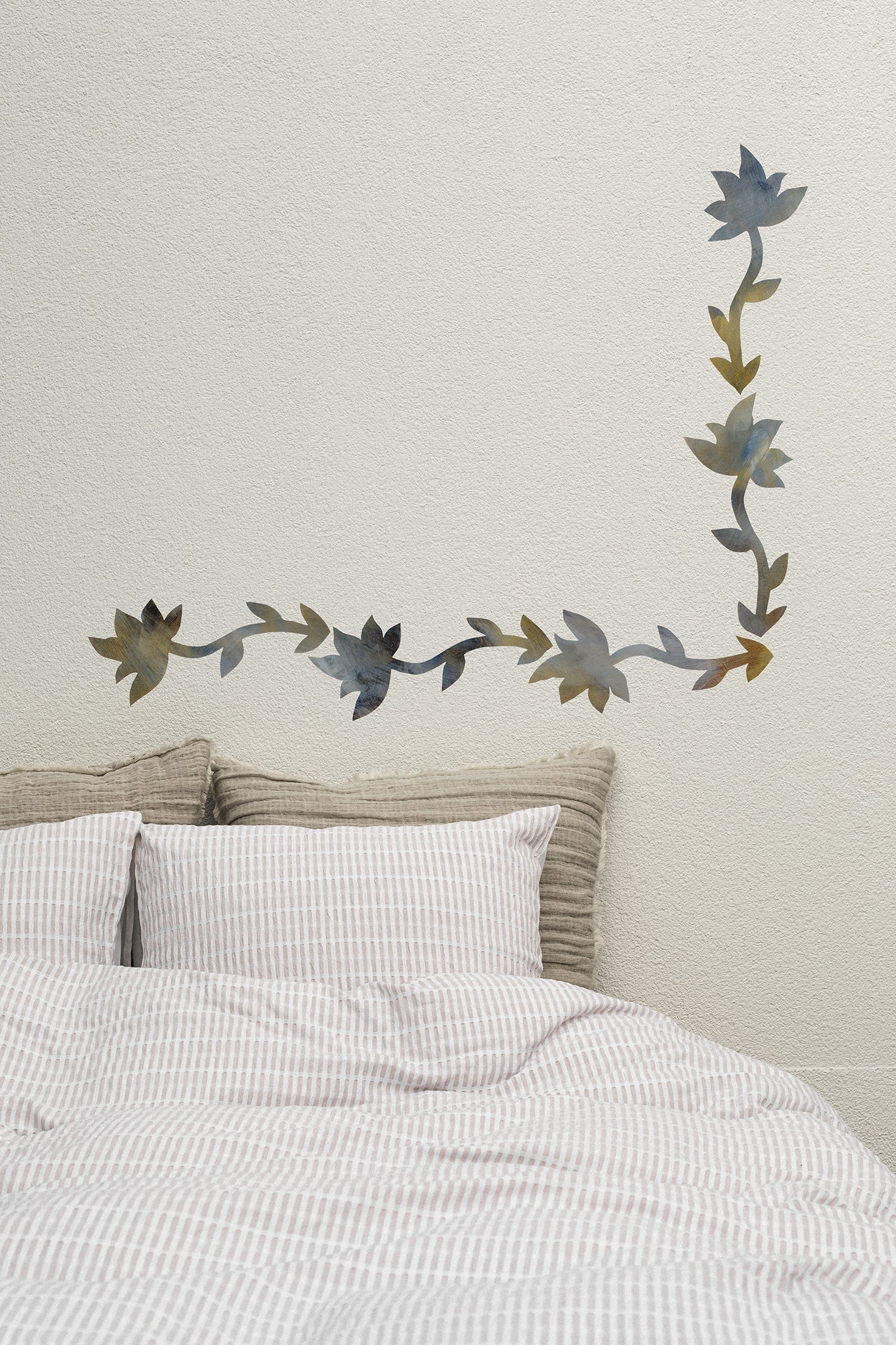 BLACK FLOWER wall decals
