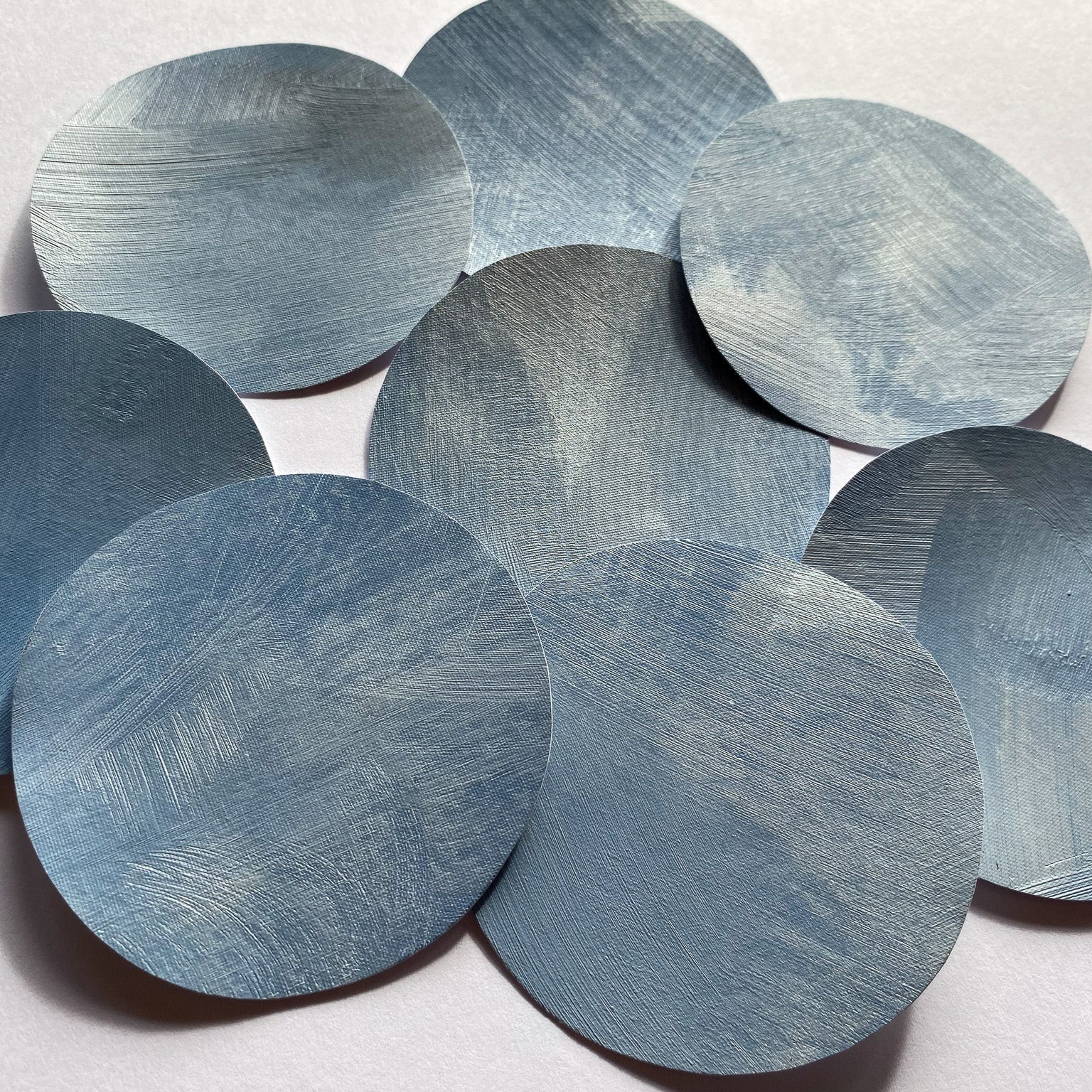 blå prikker wall stickers