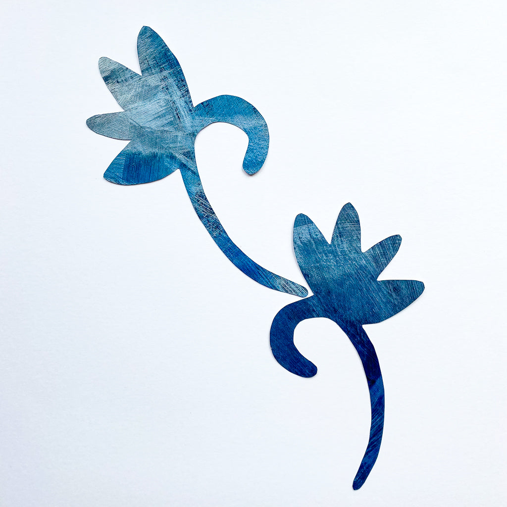 FLOWER SWIRL wallpaper border