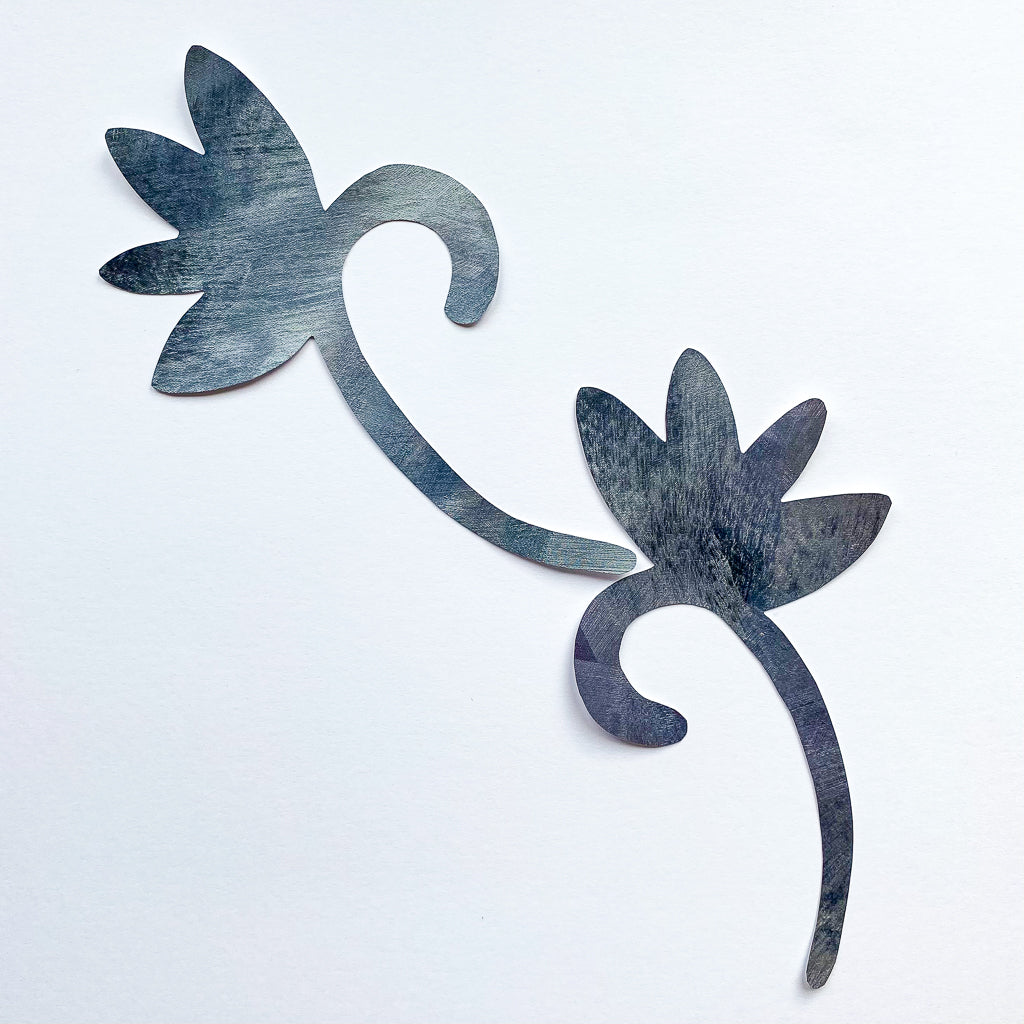 FLOWER SWIRL wallpaper border