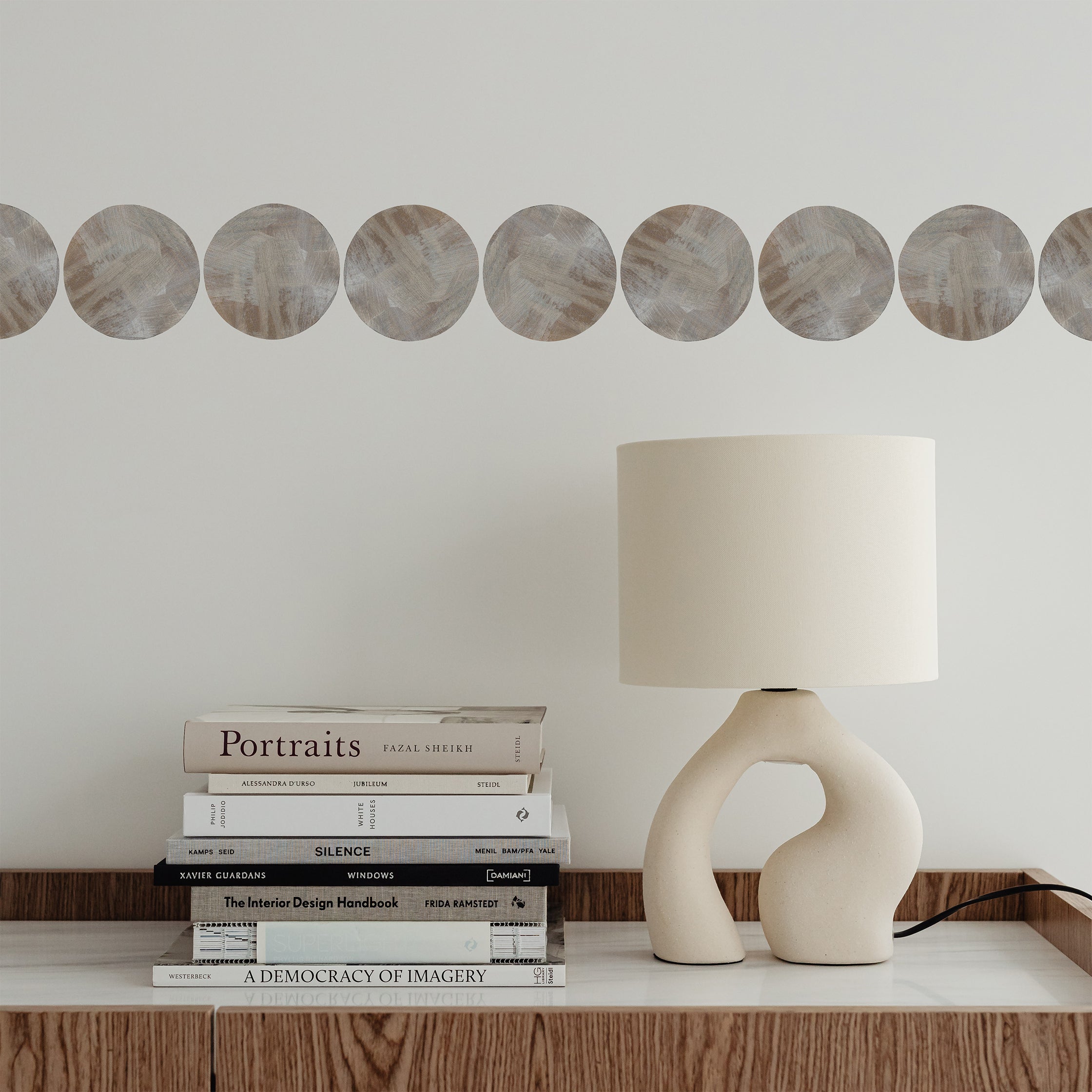 vægdekoration til stuen