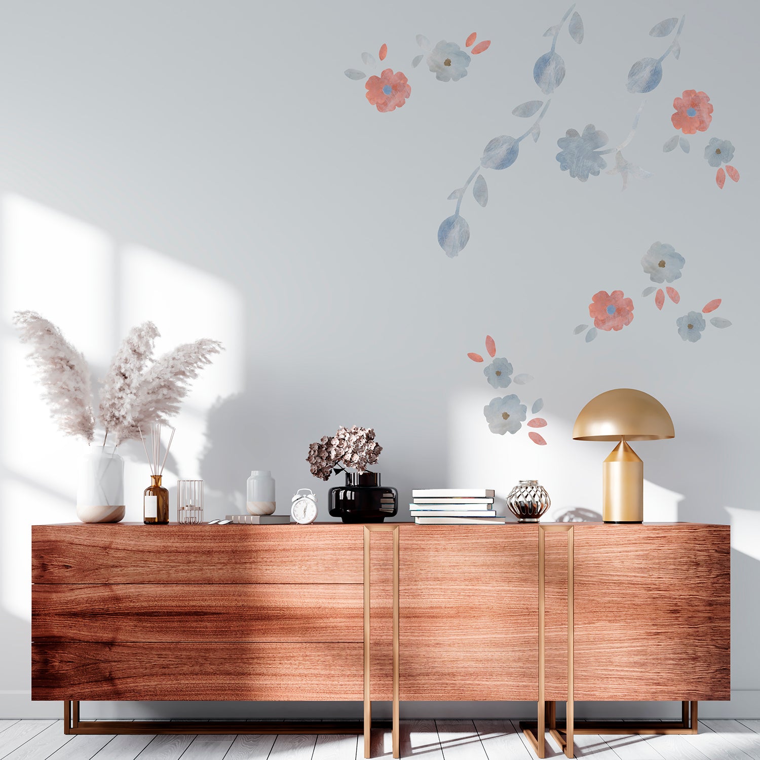 FLEURS blomster wallstickers