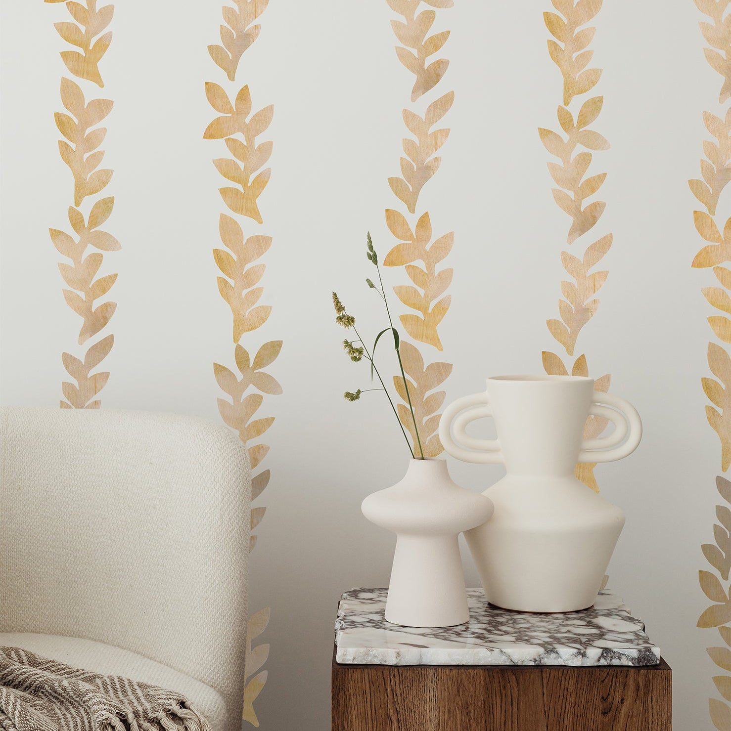 GRENE OG BLADE tapetbort