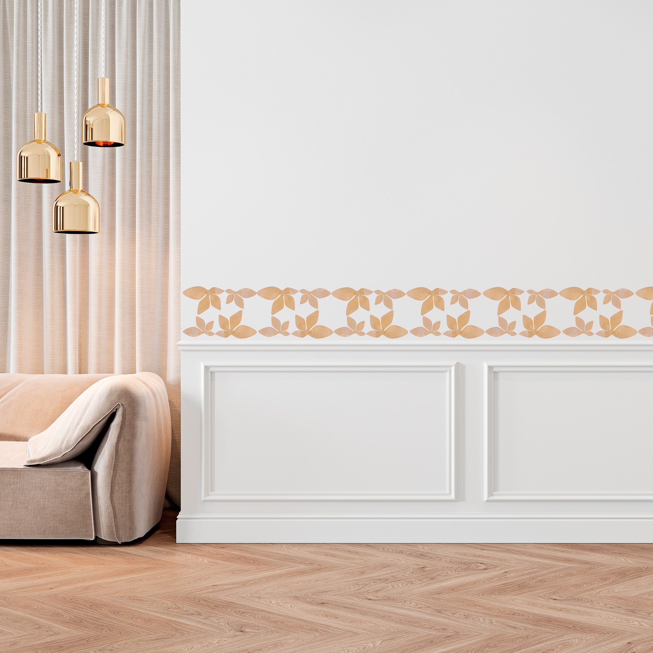 LEAF ORNAMENT wallpaper board