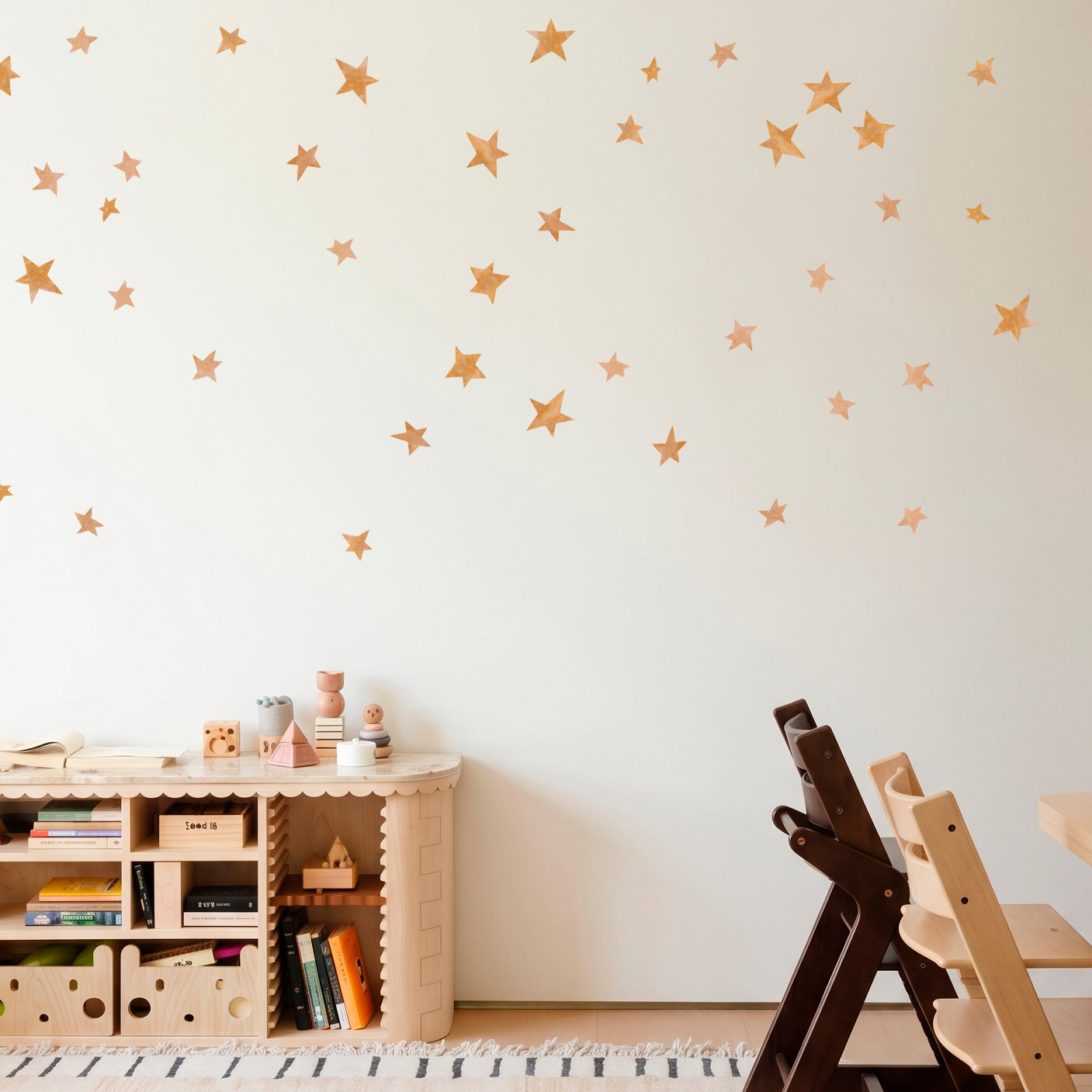 GOLD STARS wall stickers