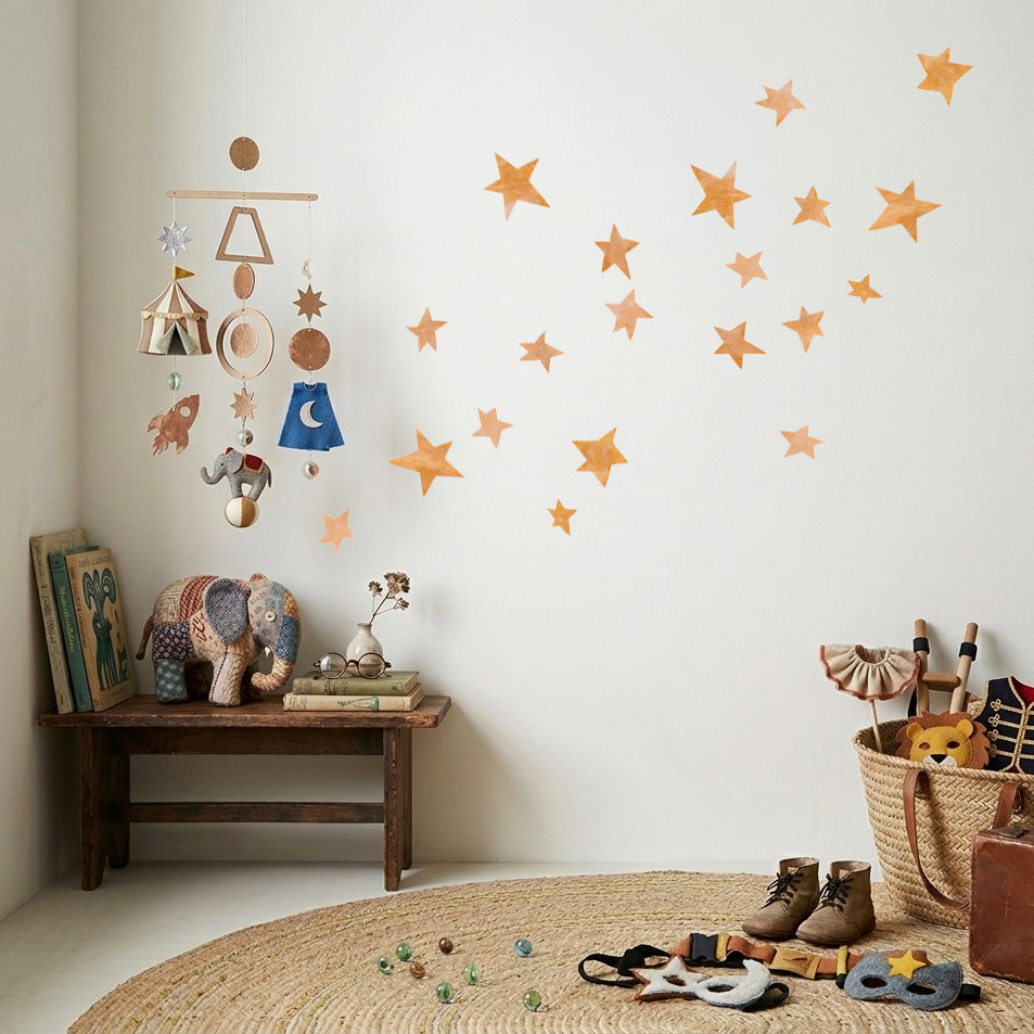 GULD STJERNER wall stickers