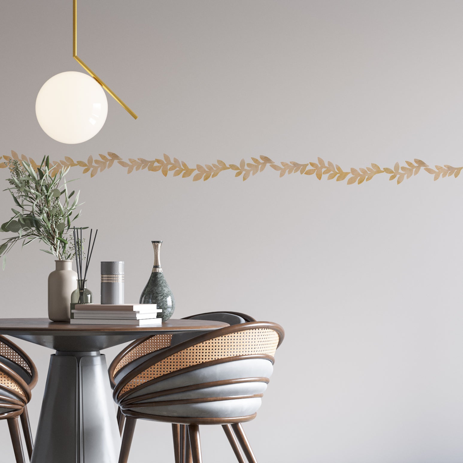 GOLD BRANCHES guld tapetbort