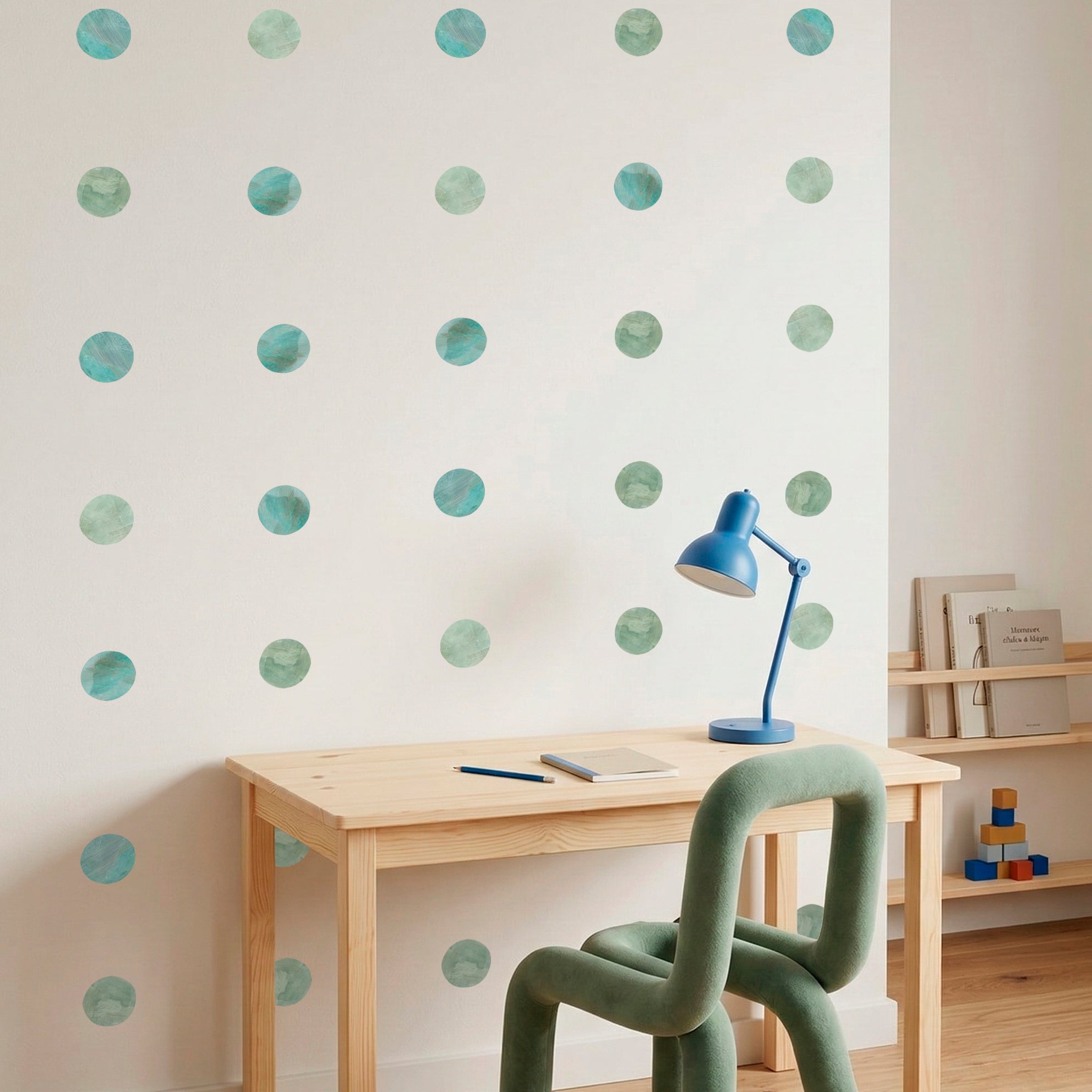 Pastel Polka Dots wall stickers