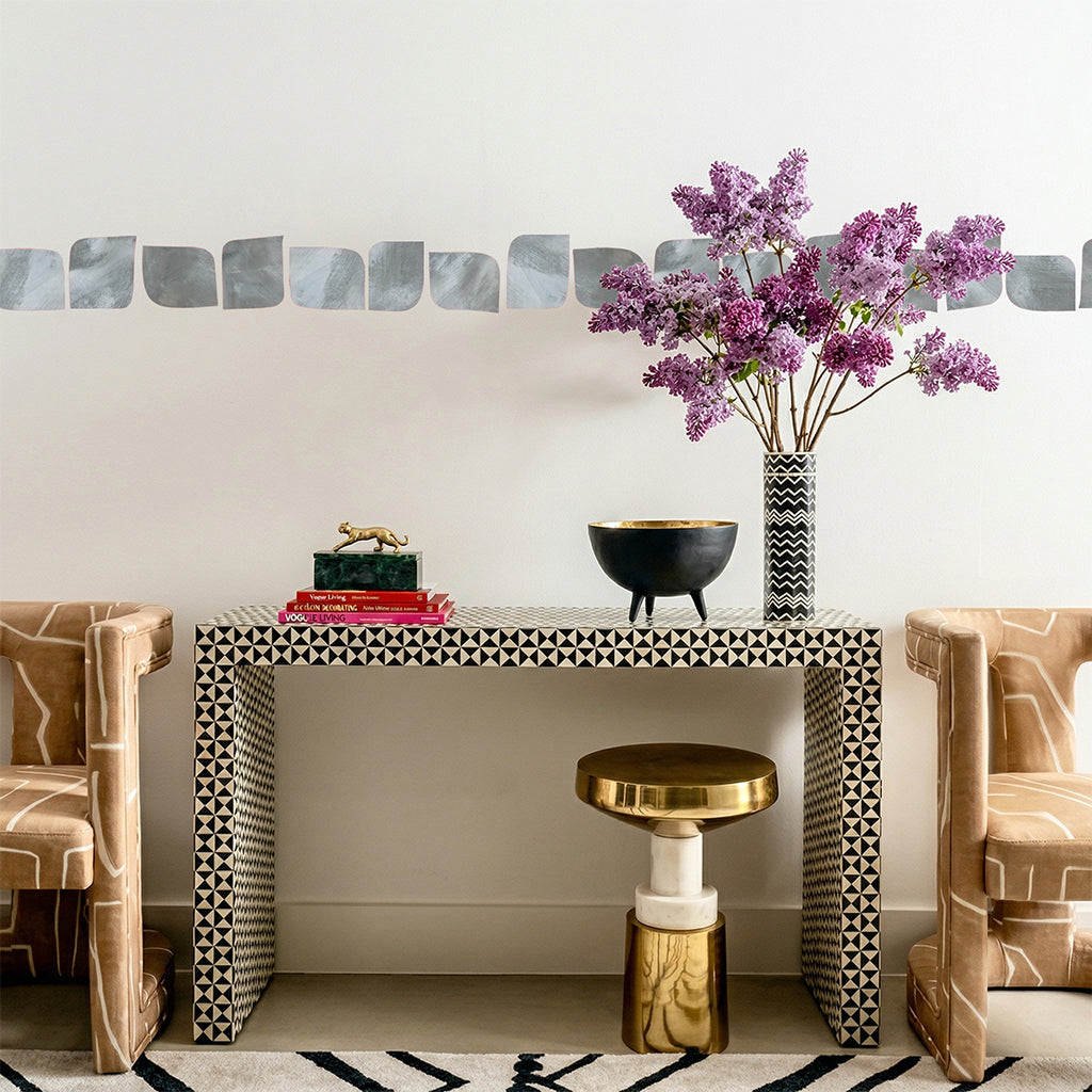 SOFT SQUARES wallpaper border