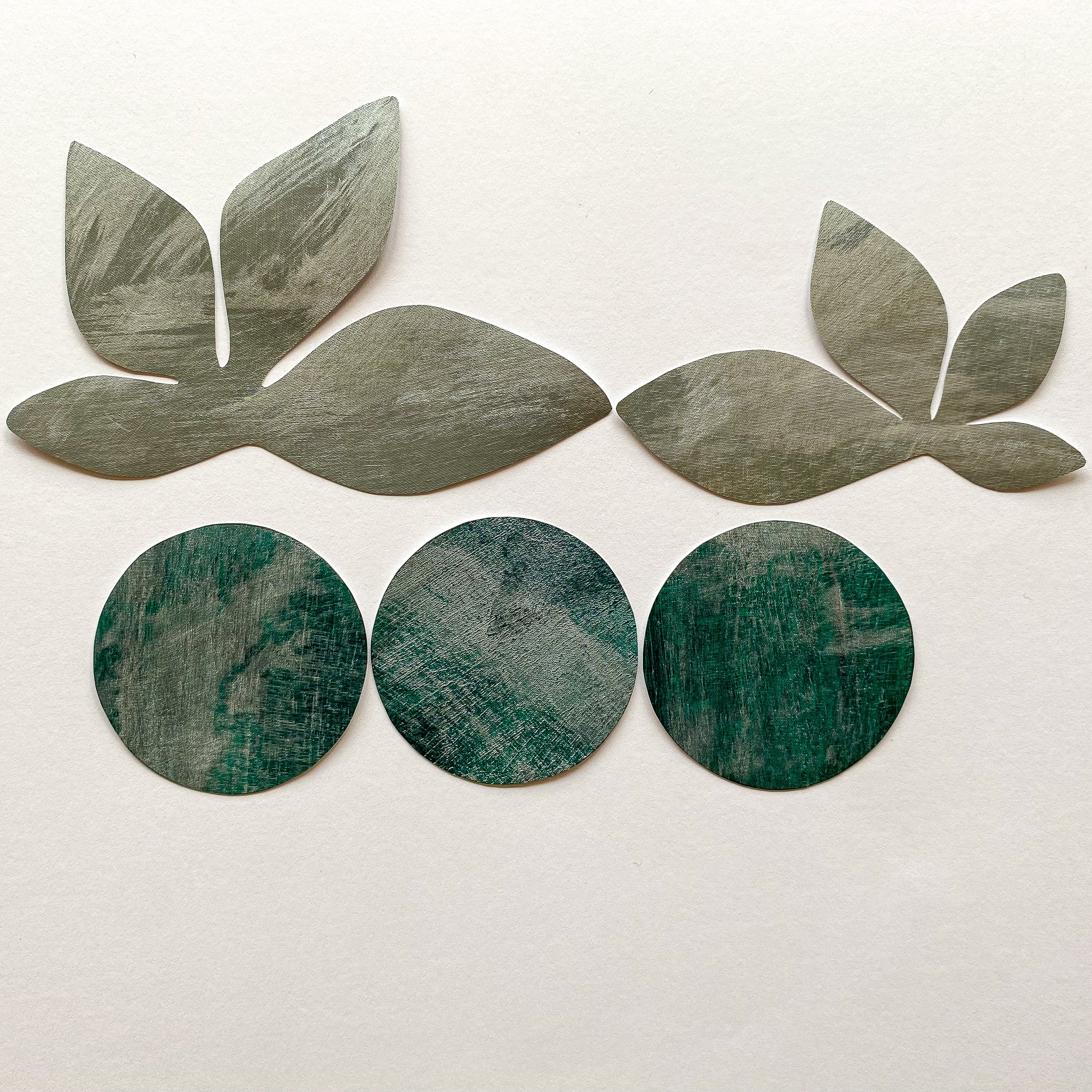 LEAF ORNAMENT wallpaper board