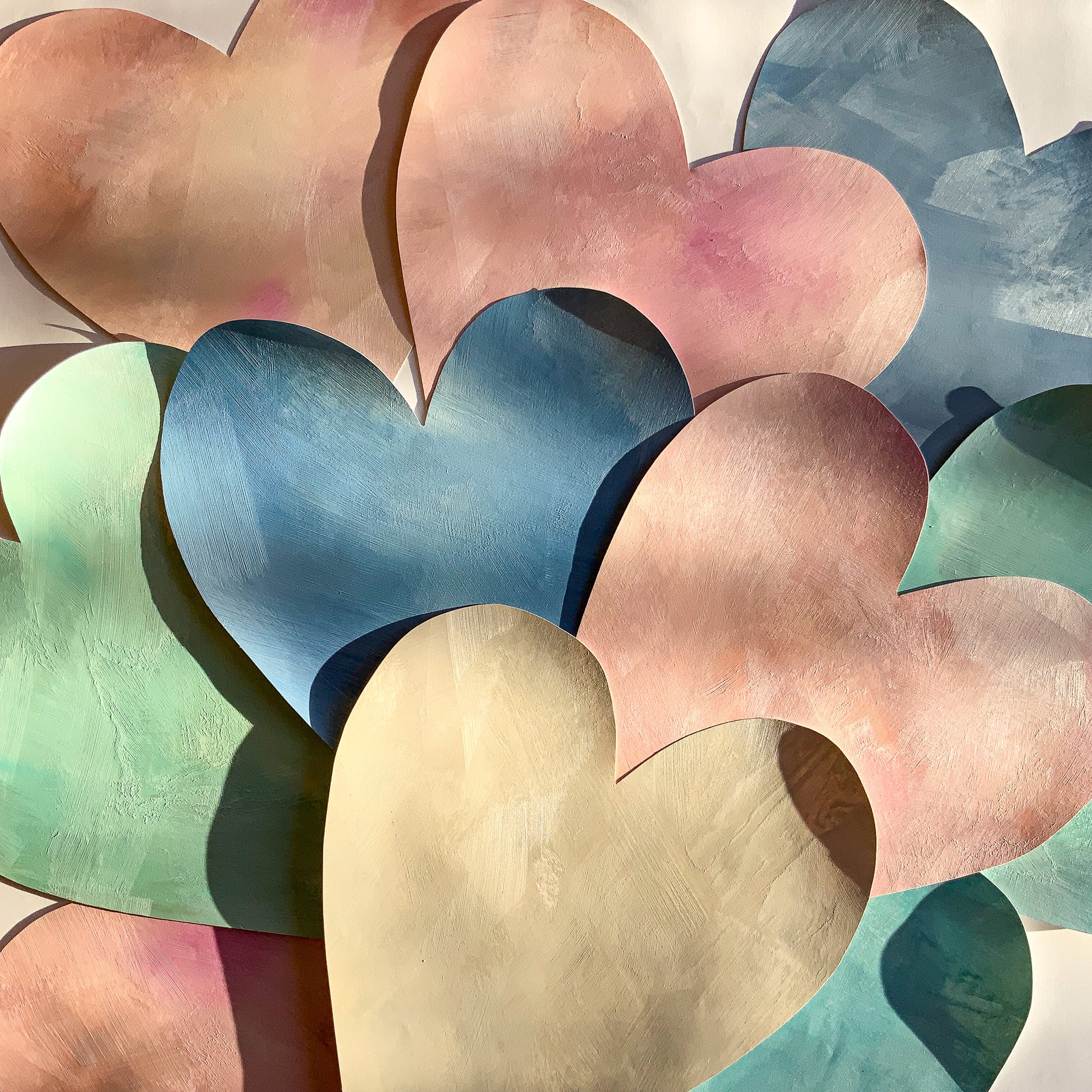 hjerte wall stickers til piger