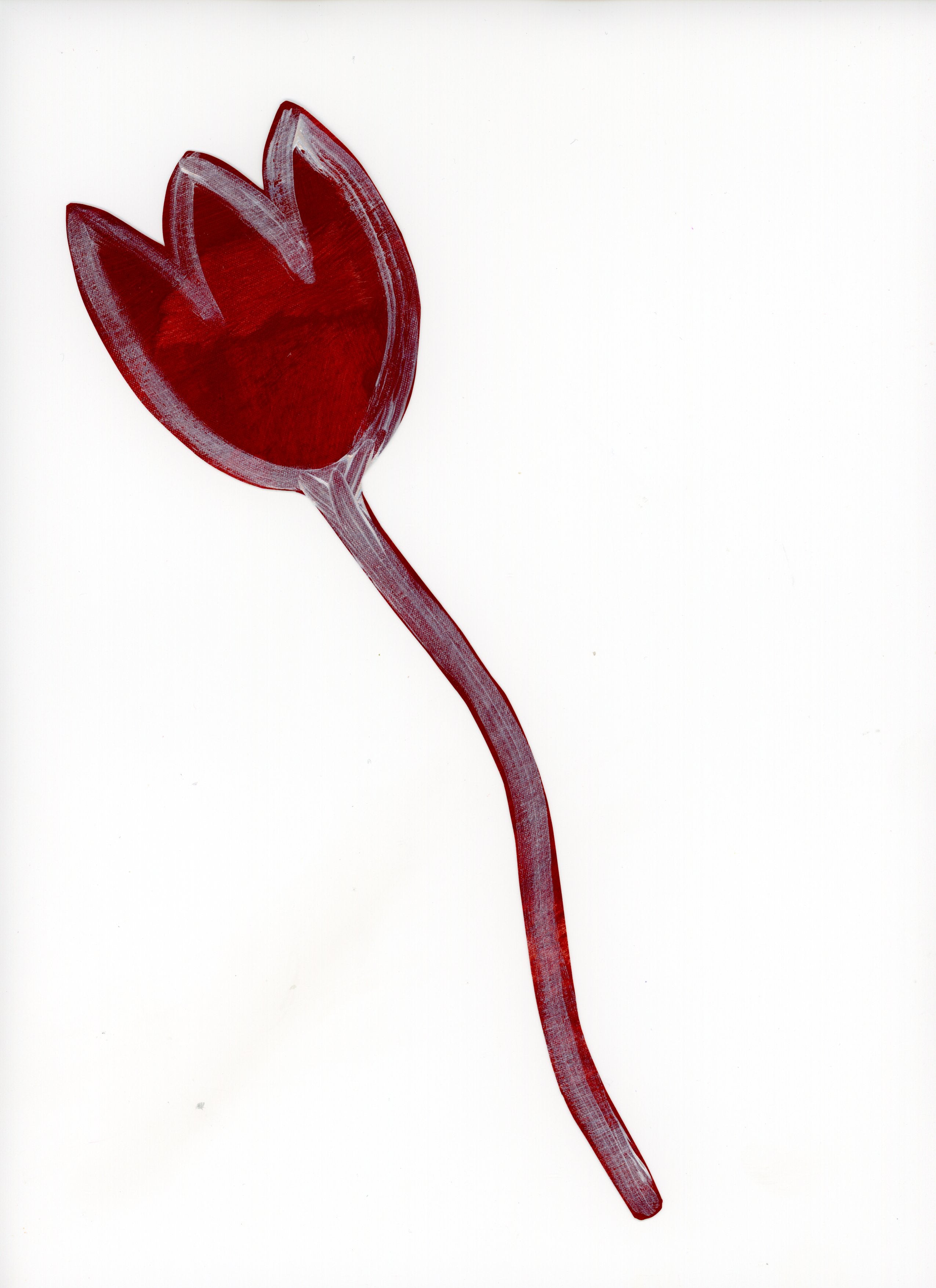 Rusty Red Roses wallpaper border