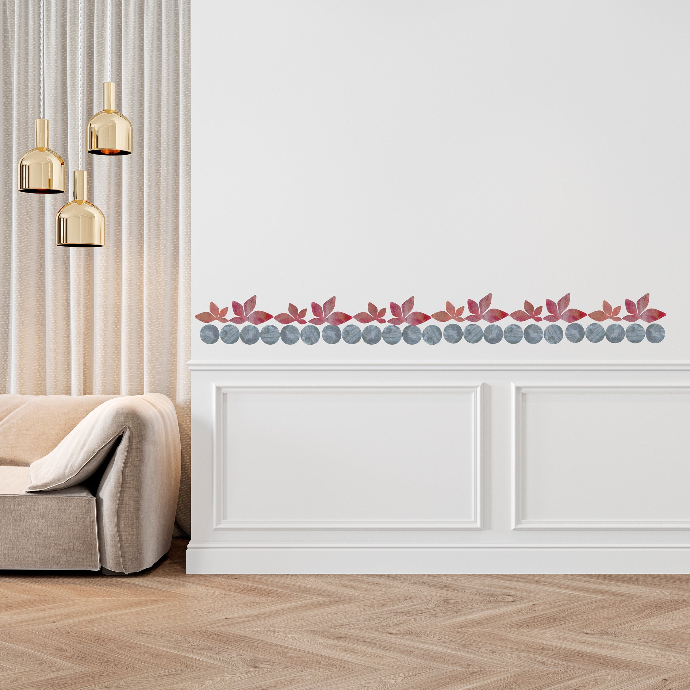 LEAF ORNAMENT wallpaper board