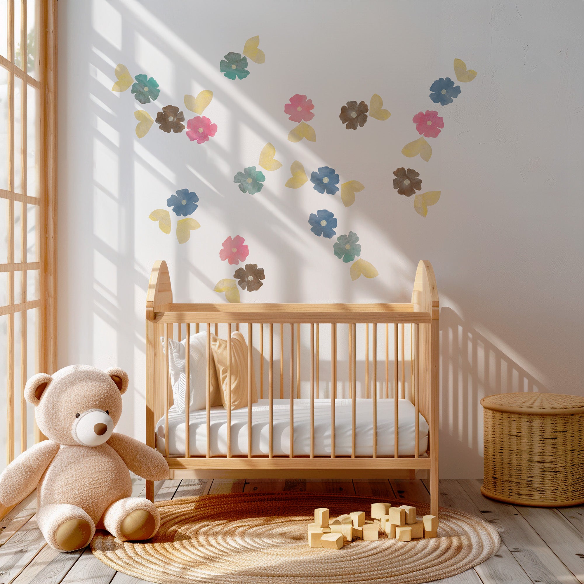 Daisy wall stickers