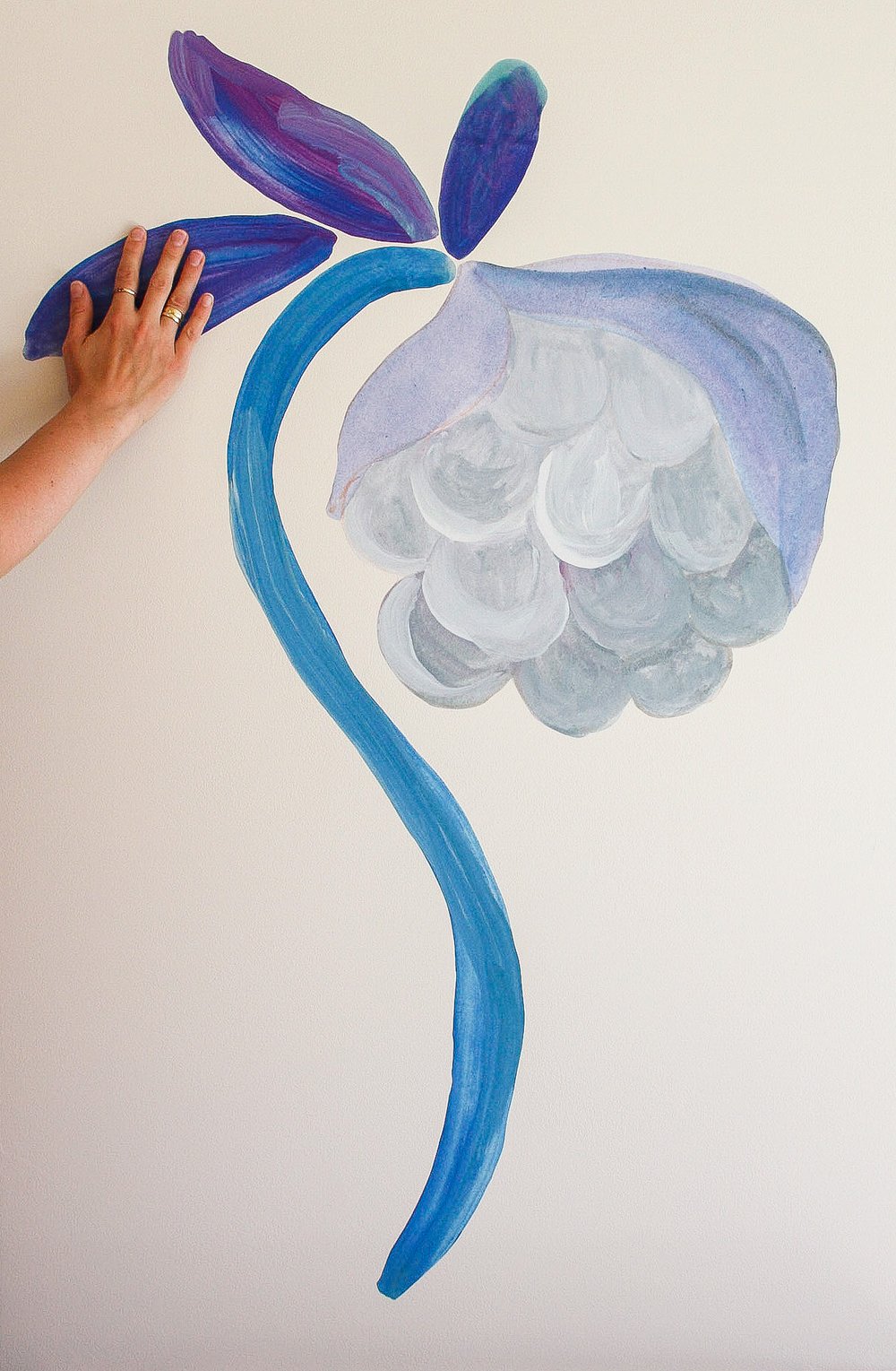 guide selvklæbende tapet ophængning