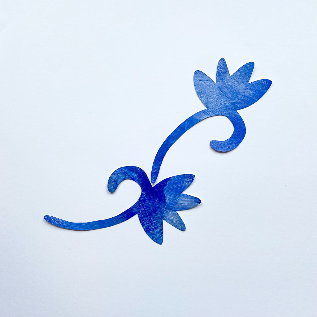 FLOWER SWIRL wallpaper border