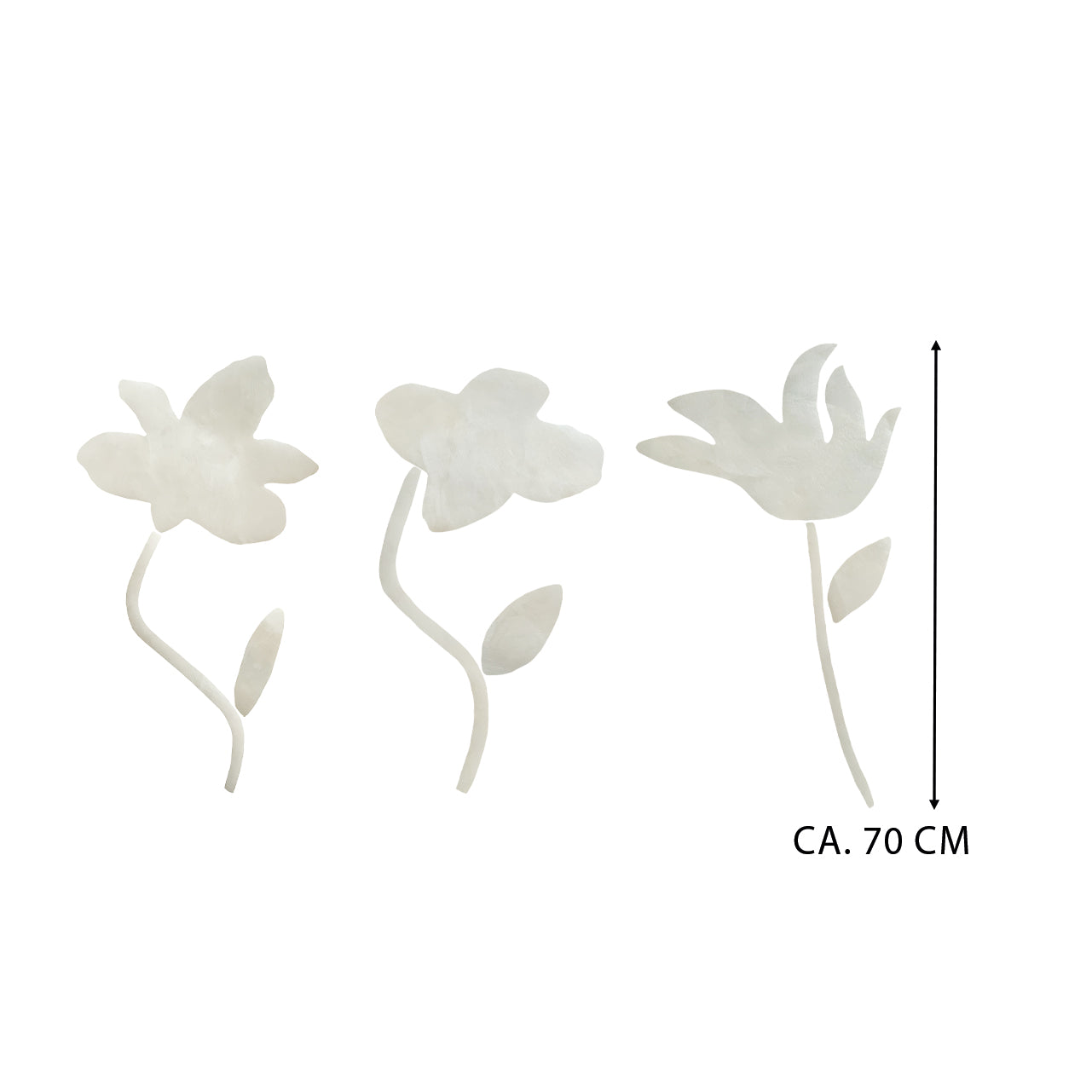 sæt med hvide wall stickers