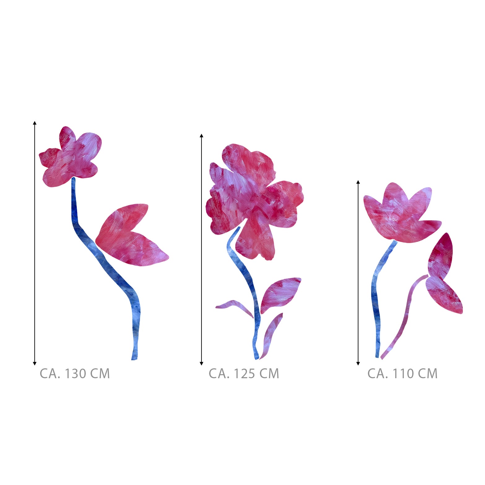 rød blomst vægdekoration