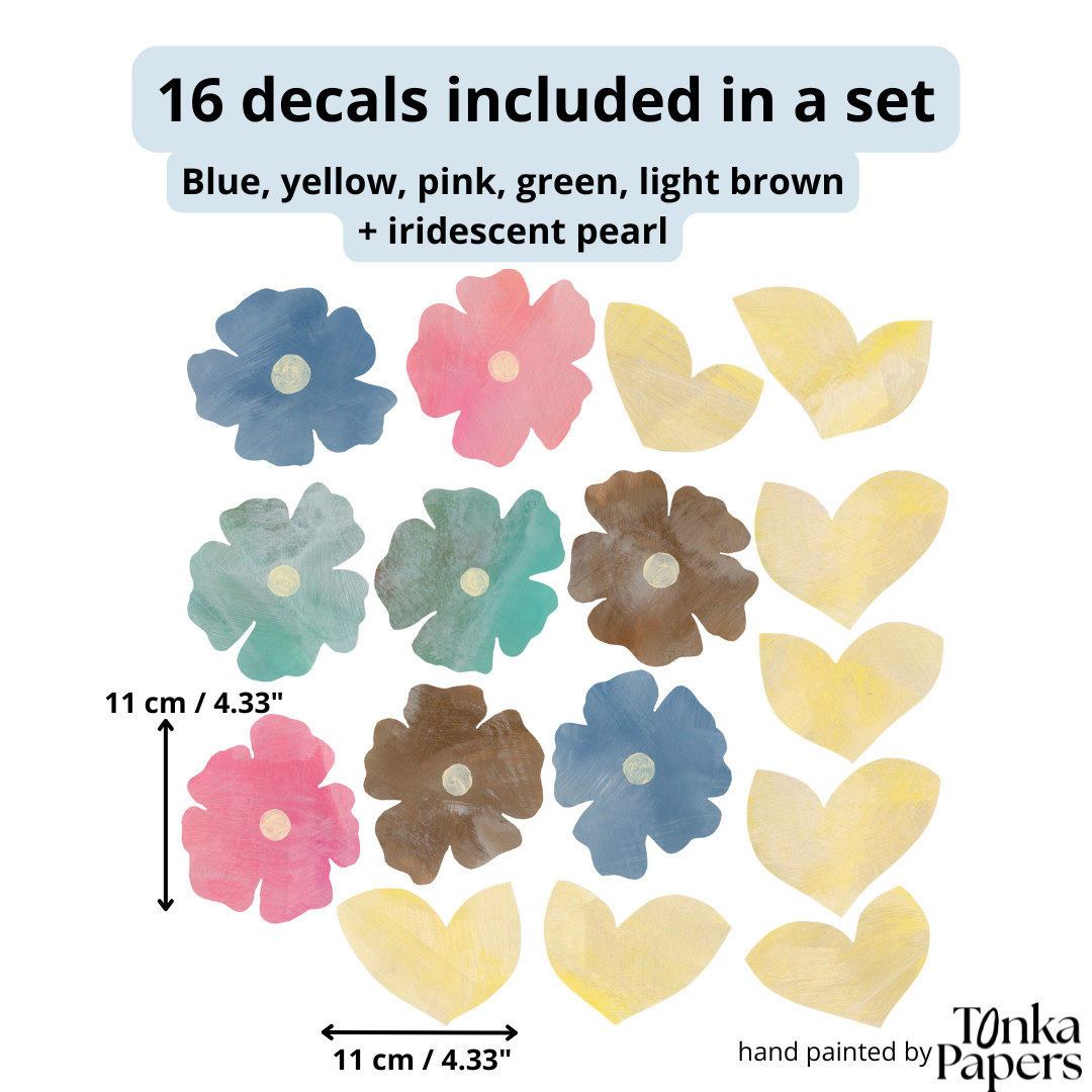 Daisy wall stickers