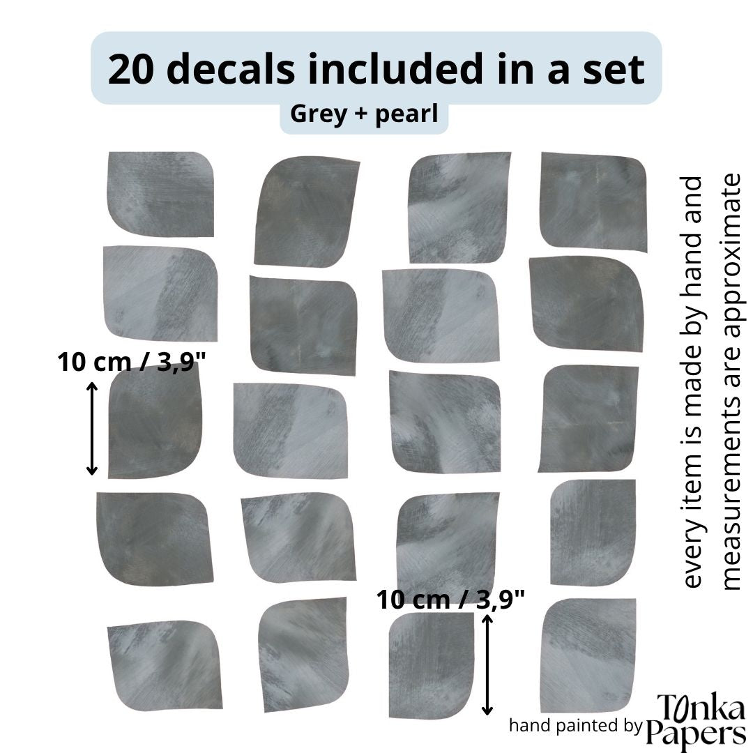 SOFT SQUARES wallpaper border