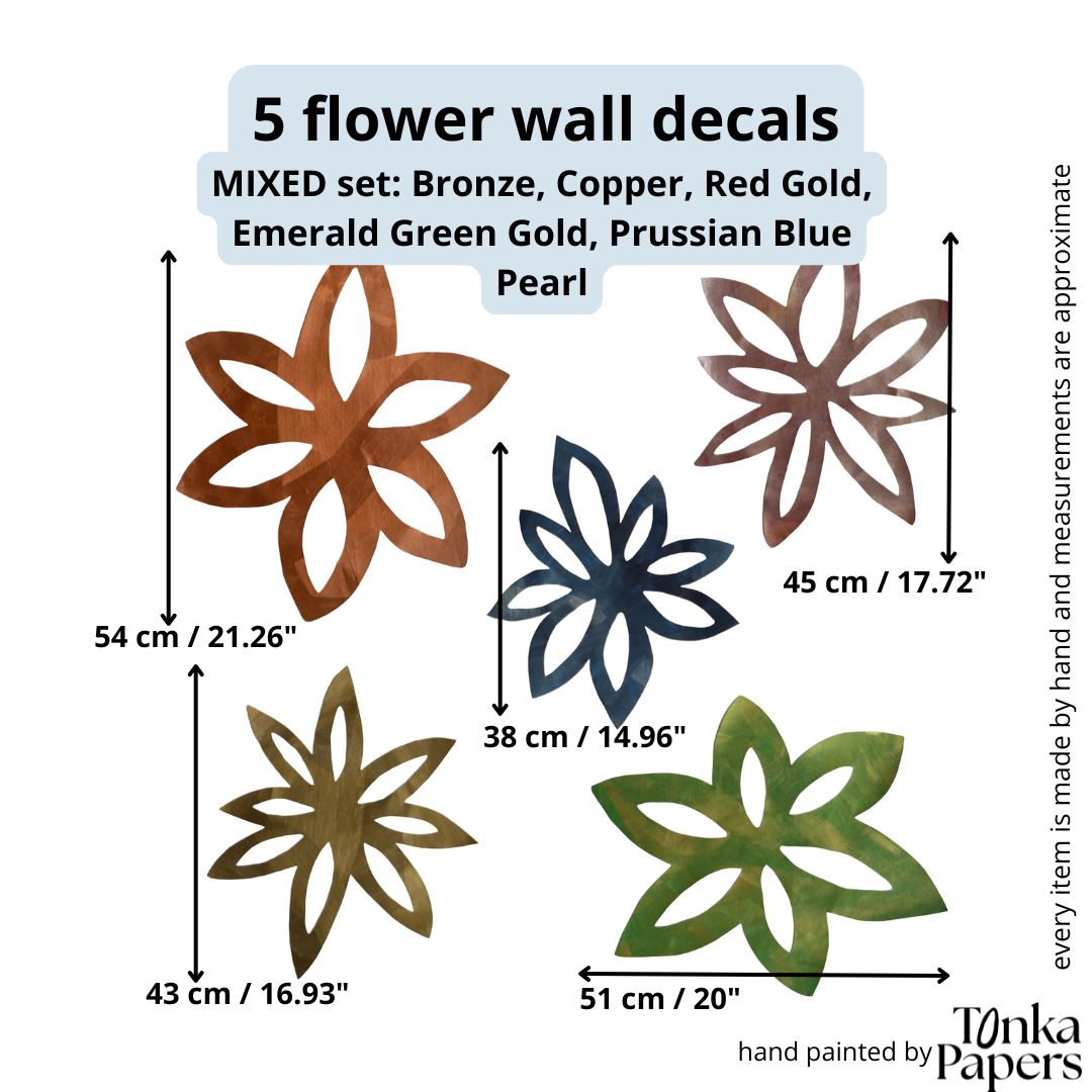 Extra Large Flower Wall Decals