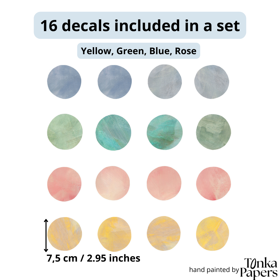 PASTEL PRIKKER wall stickers