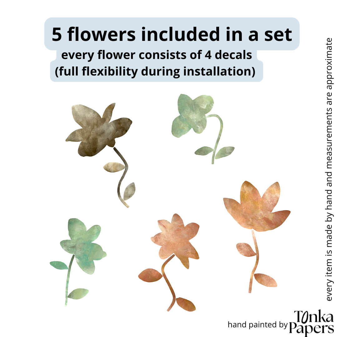 Large Flower Wall Decals