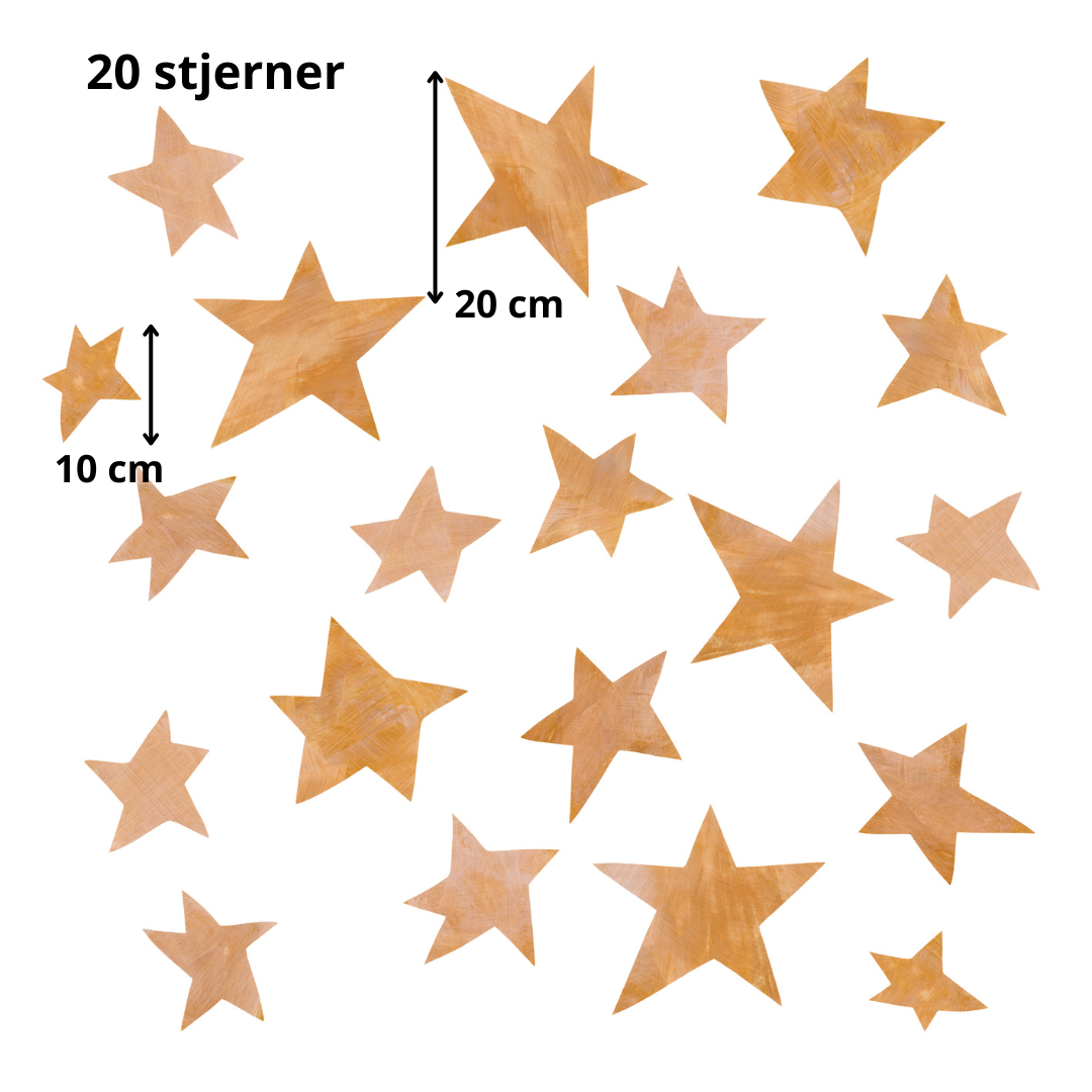 sæt med stjerne wall stickers fra Tonka Papers