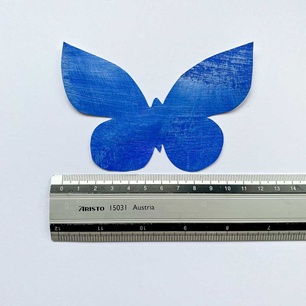 blå sommerfugl wall sticker