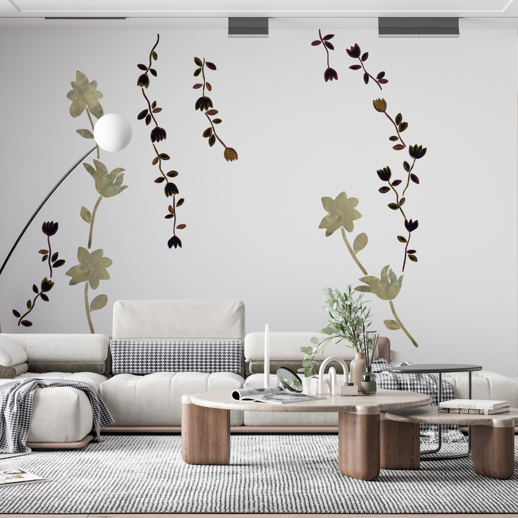 POPPY wall stickers white
