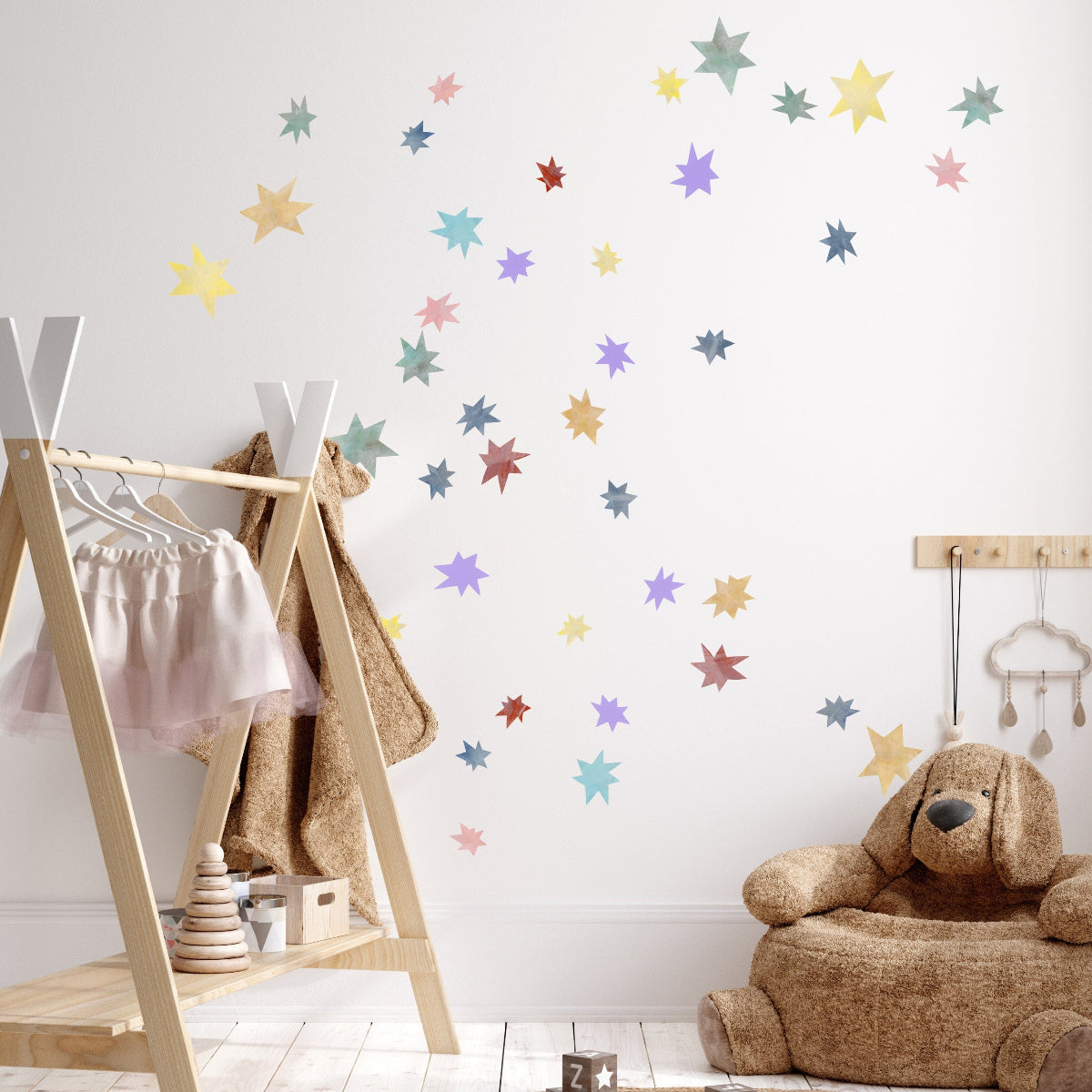 stjerne wallsticker til børn