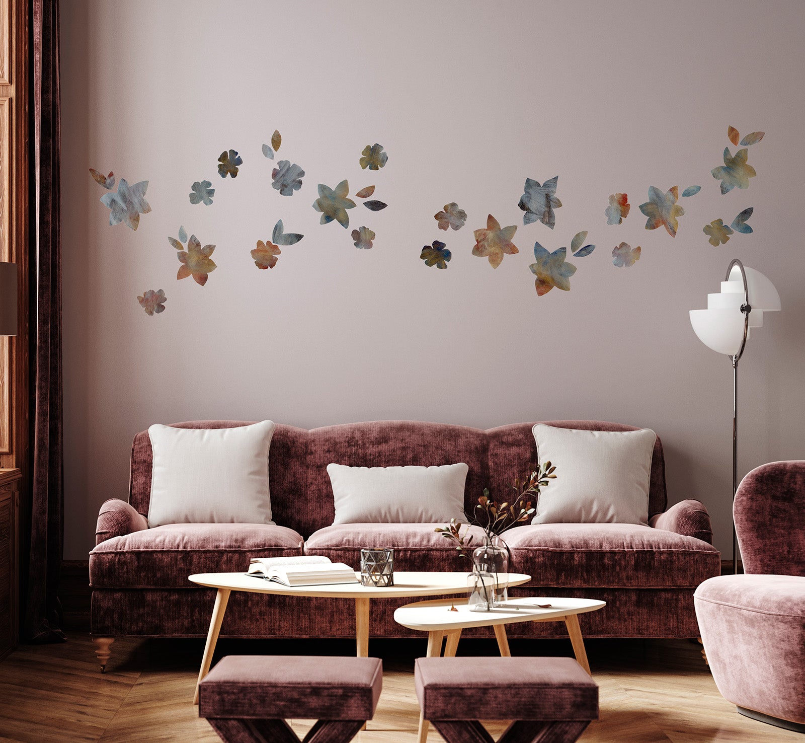 MAGNOLIA blomster wall stickers