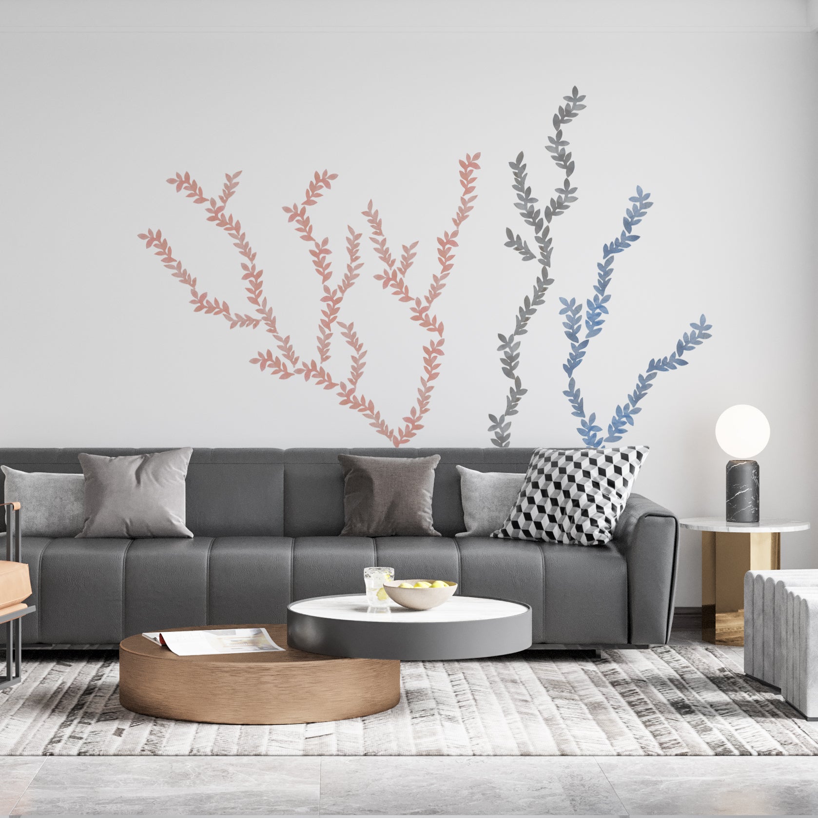 GRENE OG BLADE tapetbort