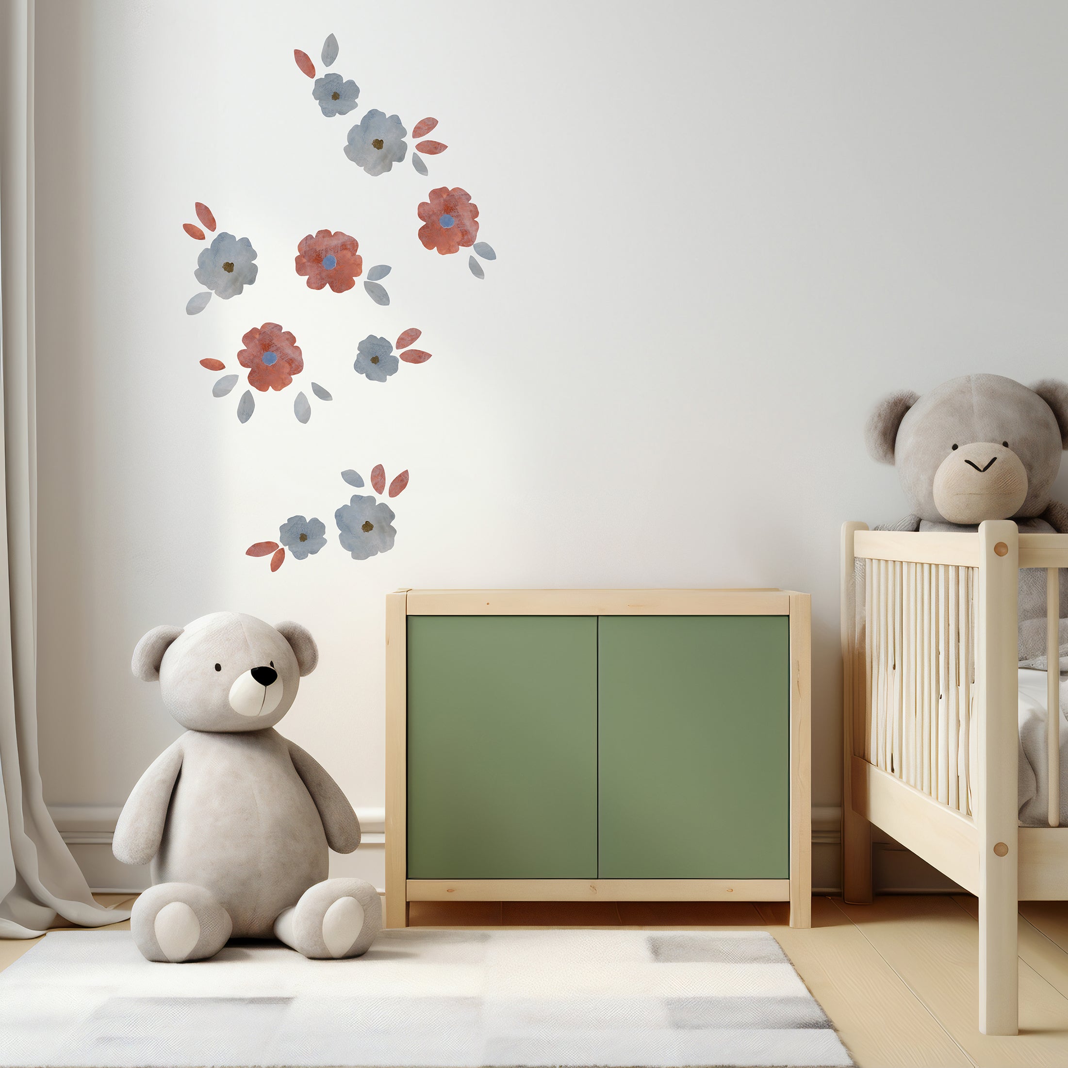 FLEURS blomster wallstickers