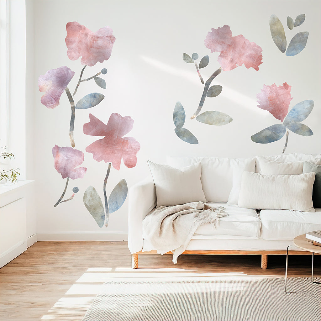 blomster tapet i stue