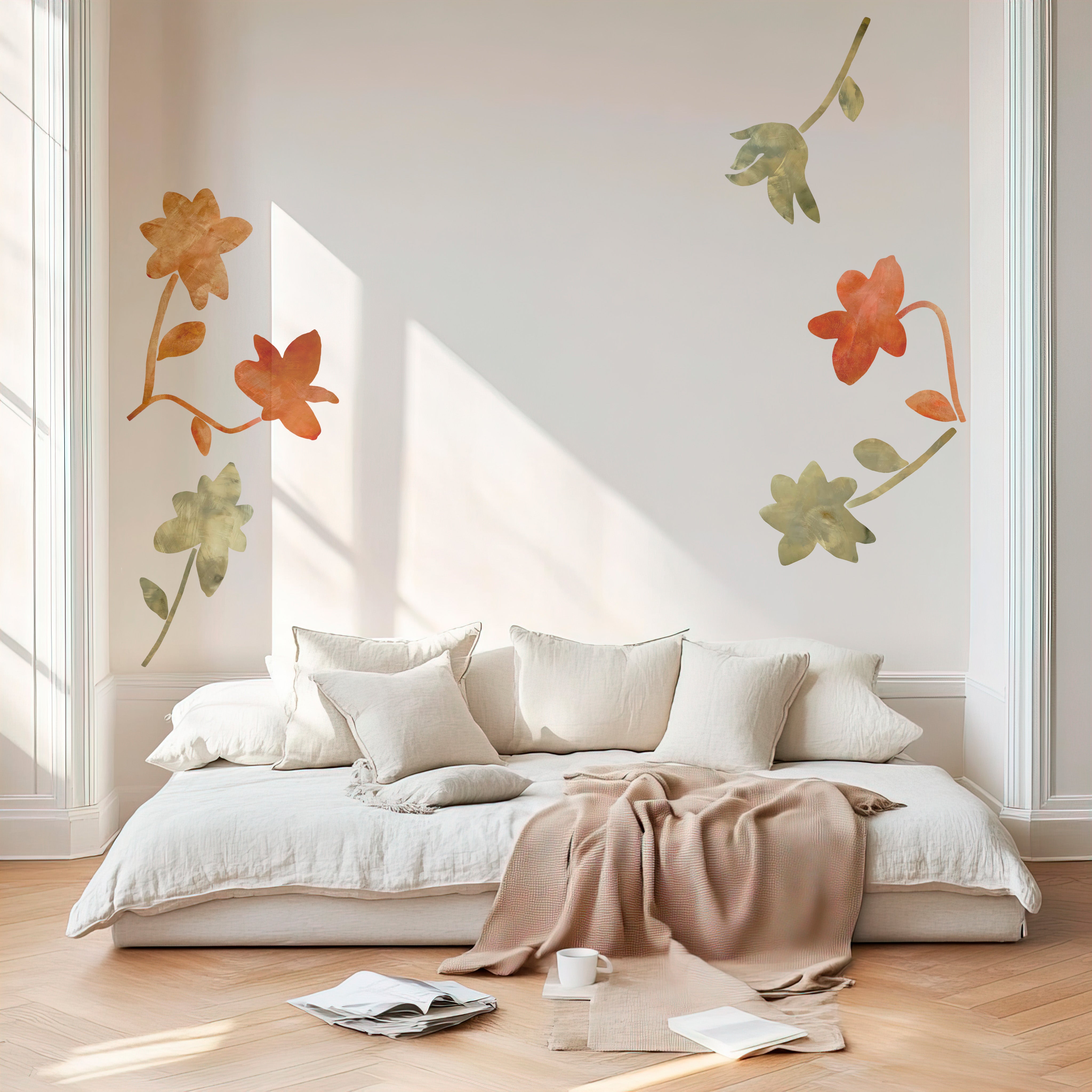 GIZA gray + gold wall decoration