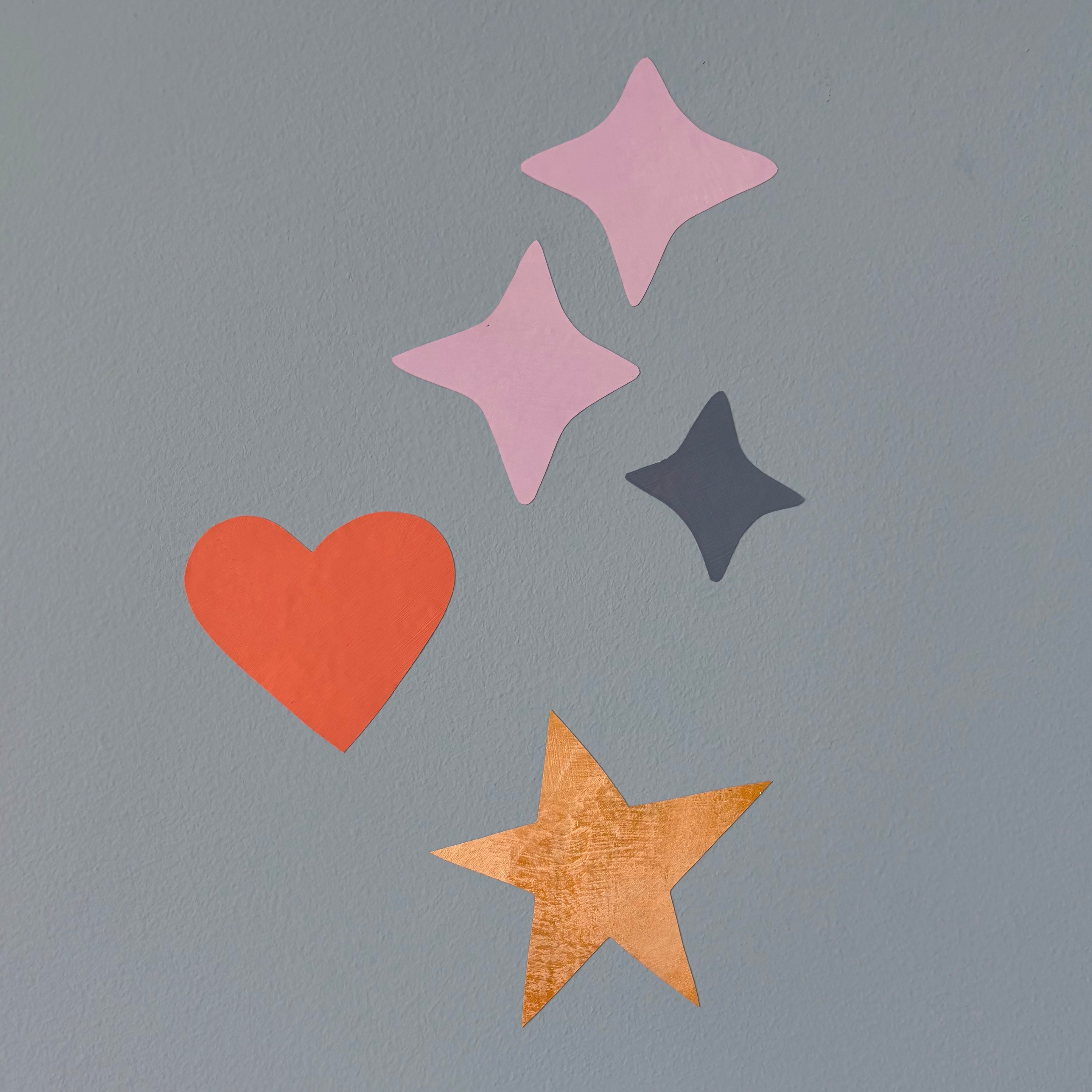 STJERNE & HJERTE wallstickers