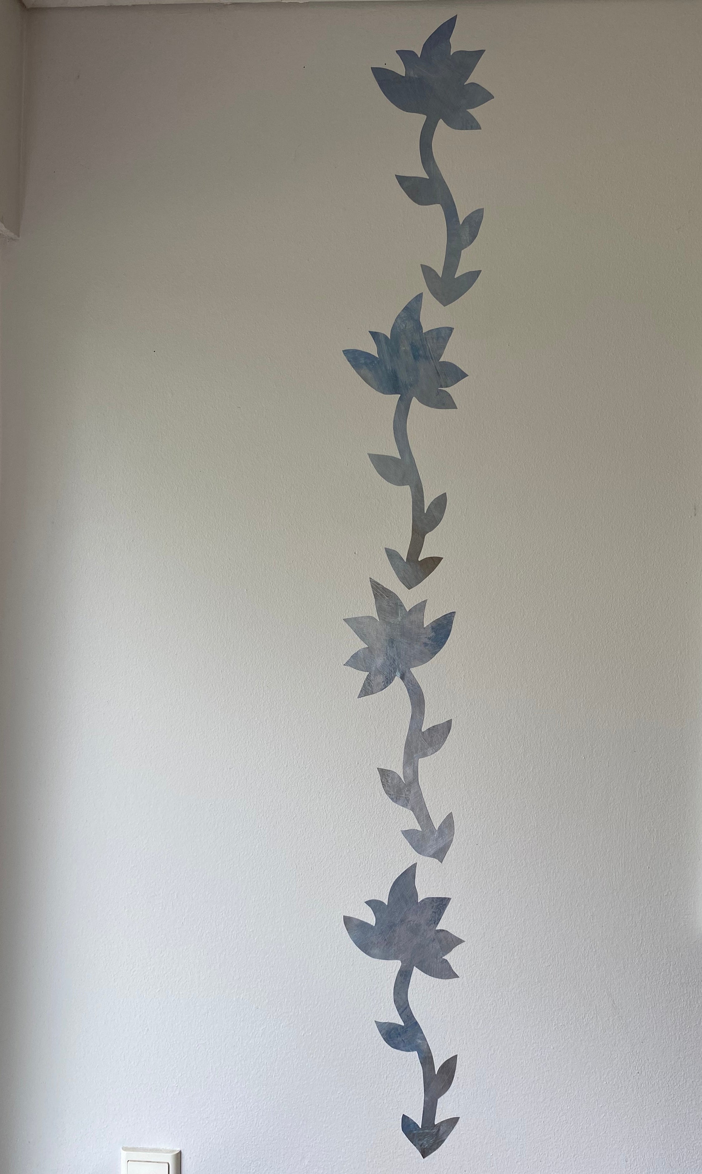 BLACK FLOWER wall decals